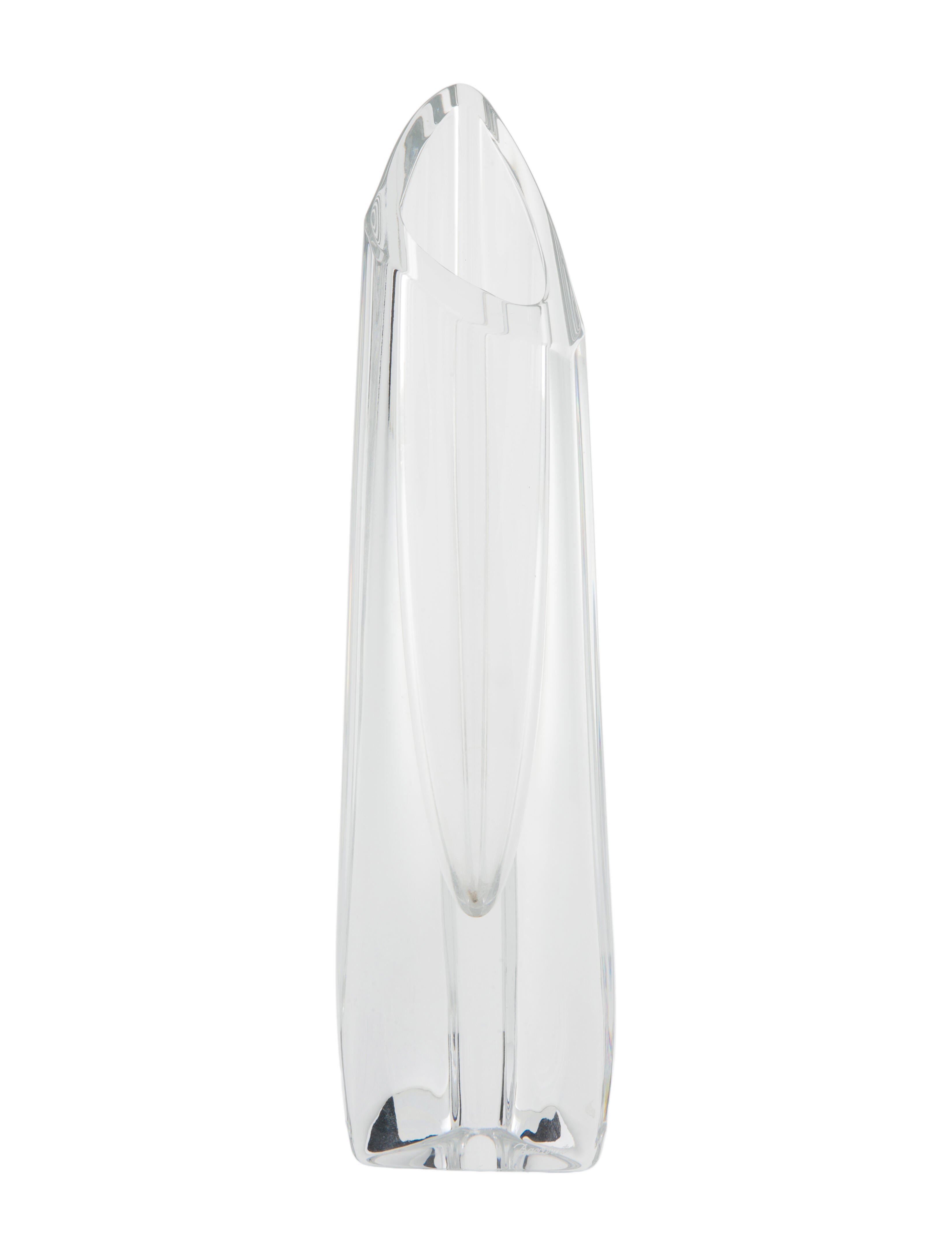 Baccarat Crystal Rose Bud Vase