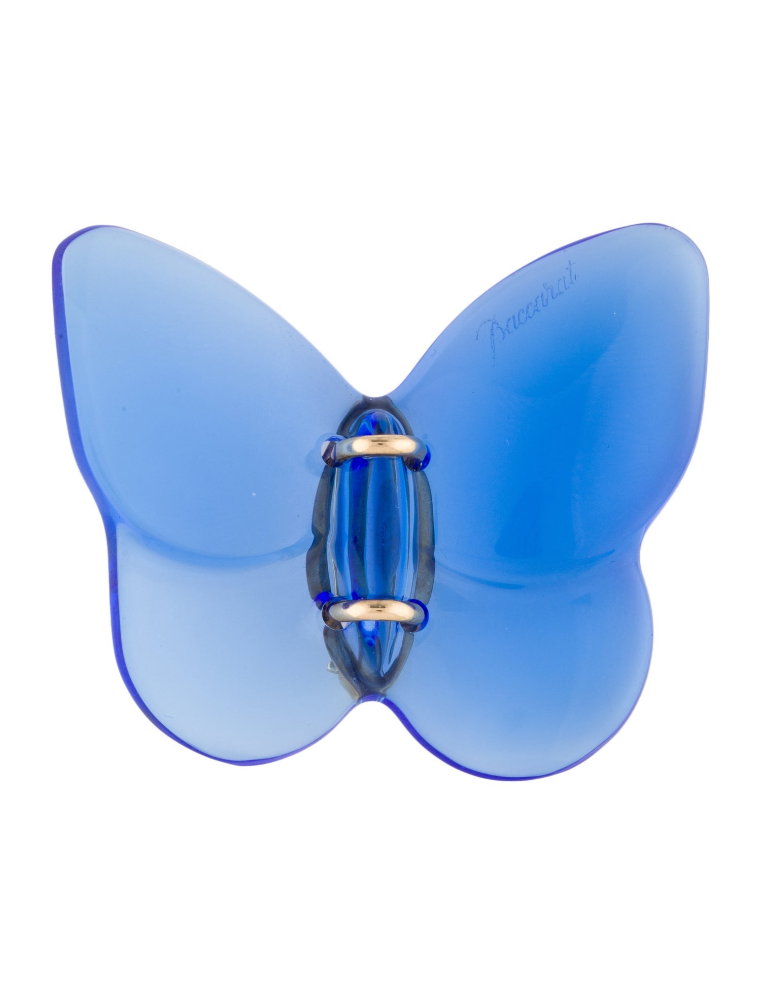 Baccarat 18K Crystal Lucky Butterfly Brooch