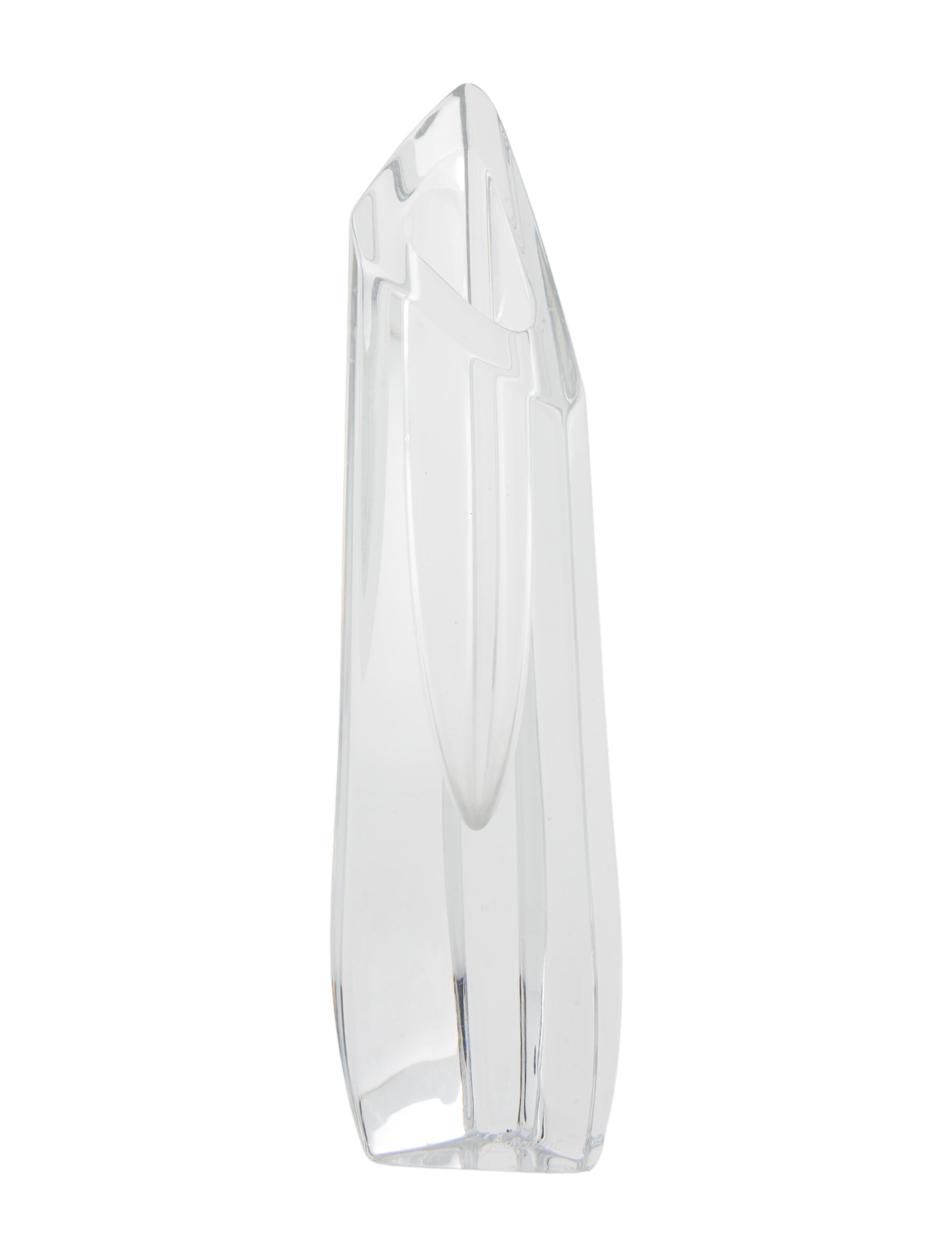 Baccarat Crystal Rose Bud Vase