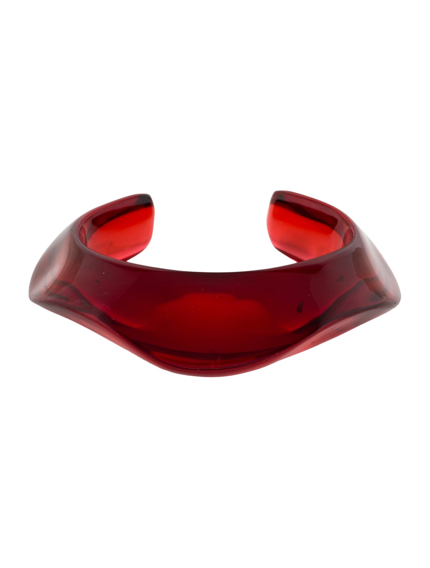 Baccarat Crystal Galet Cuff Bracelet