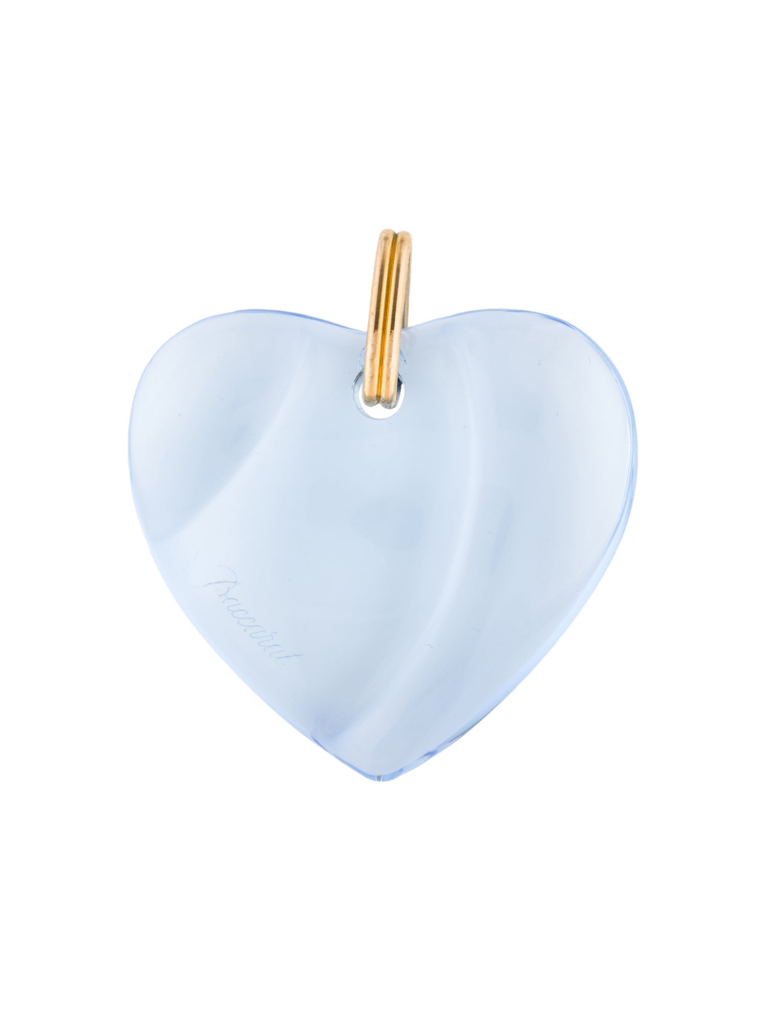 Baccarat Crystal Heart Pendant