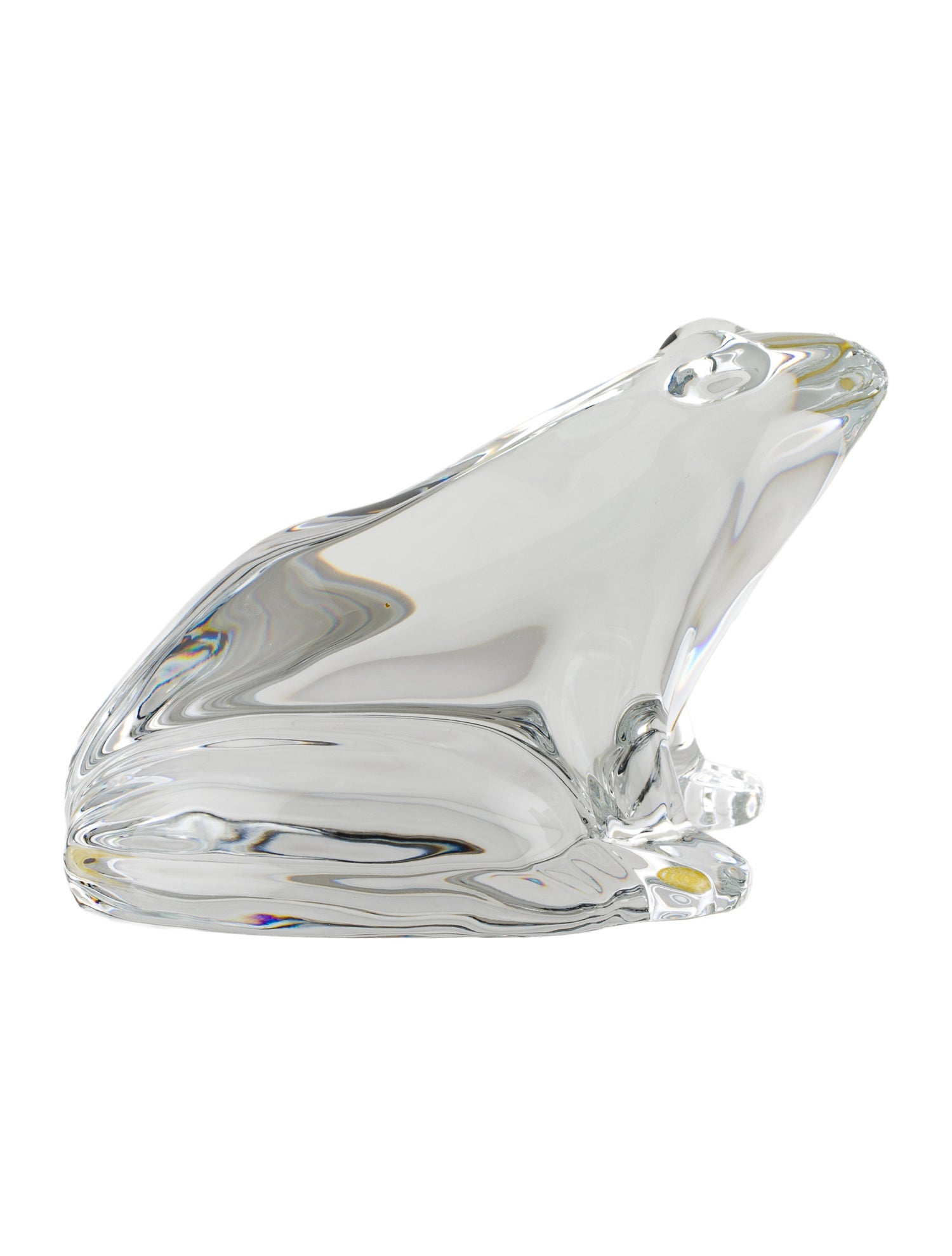 Baccarat Crystal Frog Princess Figurine