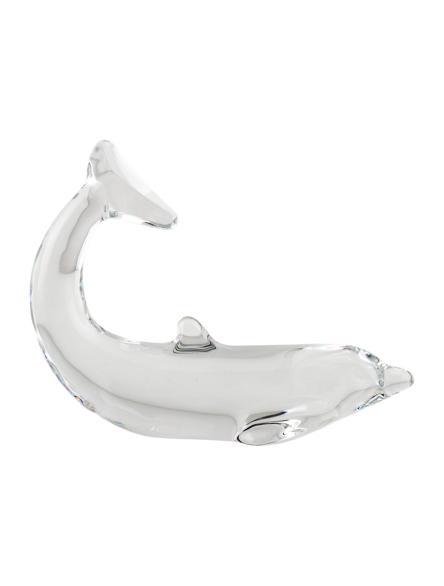 Baccarat Crystal Dolphin Figurine