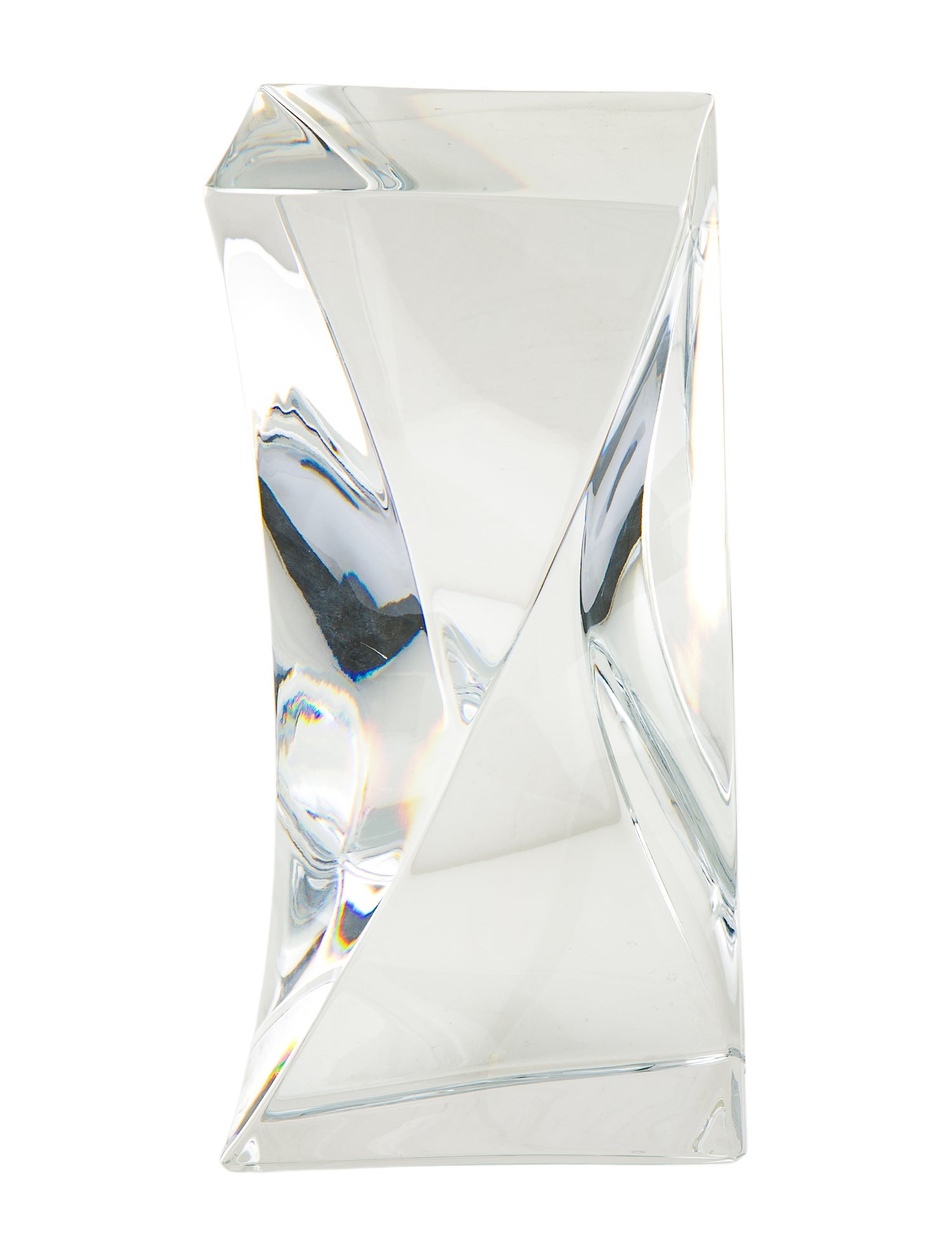 Baccarat Crystal Excellence Block Small Trophy