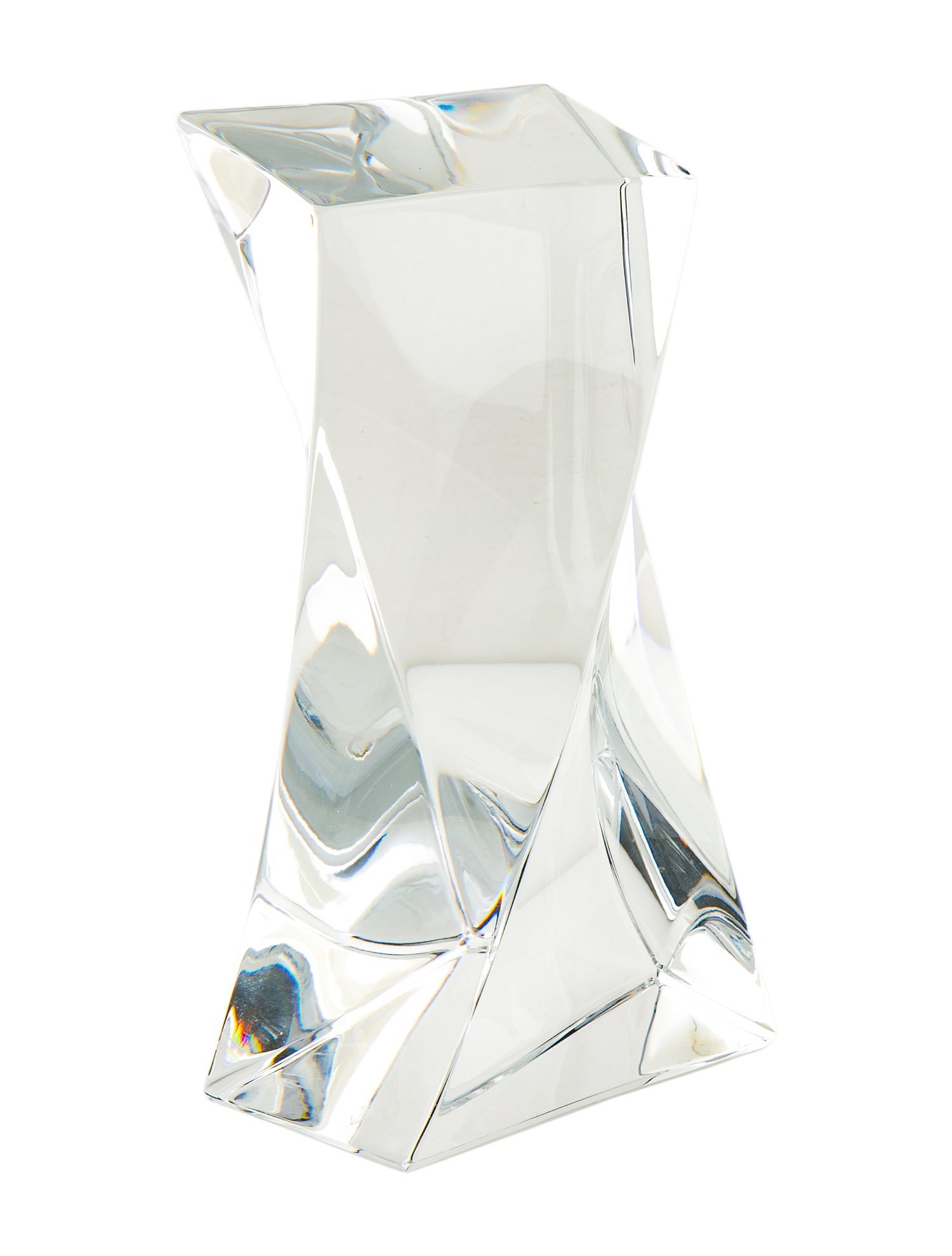 Baccarat Crystal Excellence Block Small Trophy