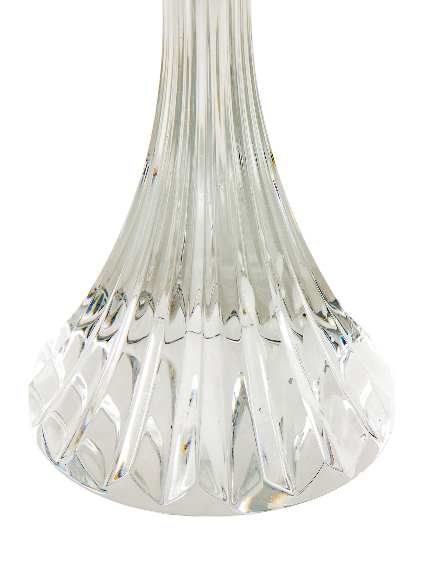 Baccarat Massena French Crystal Candle