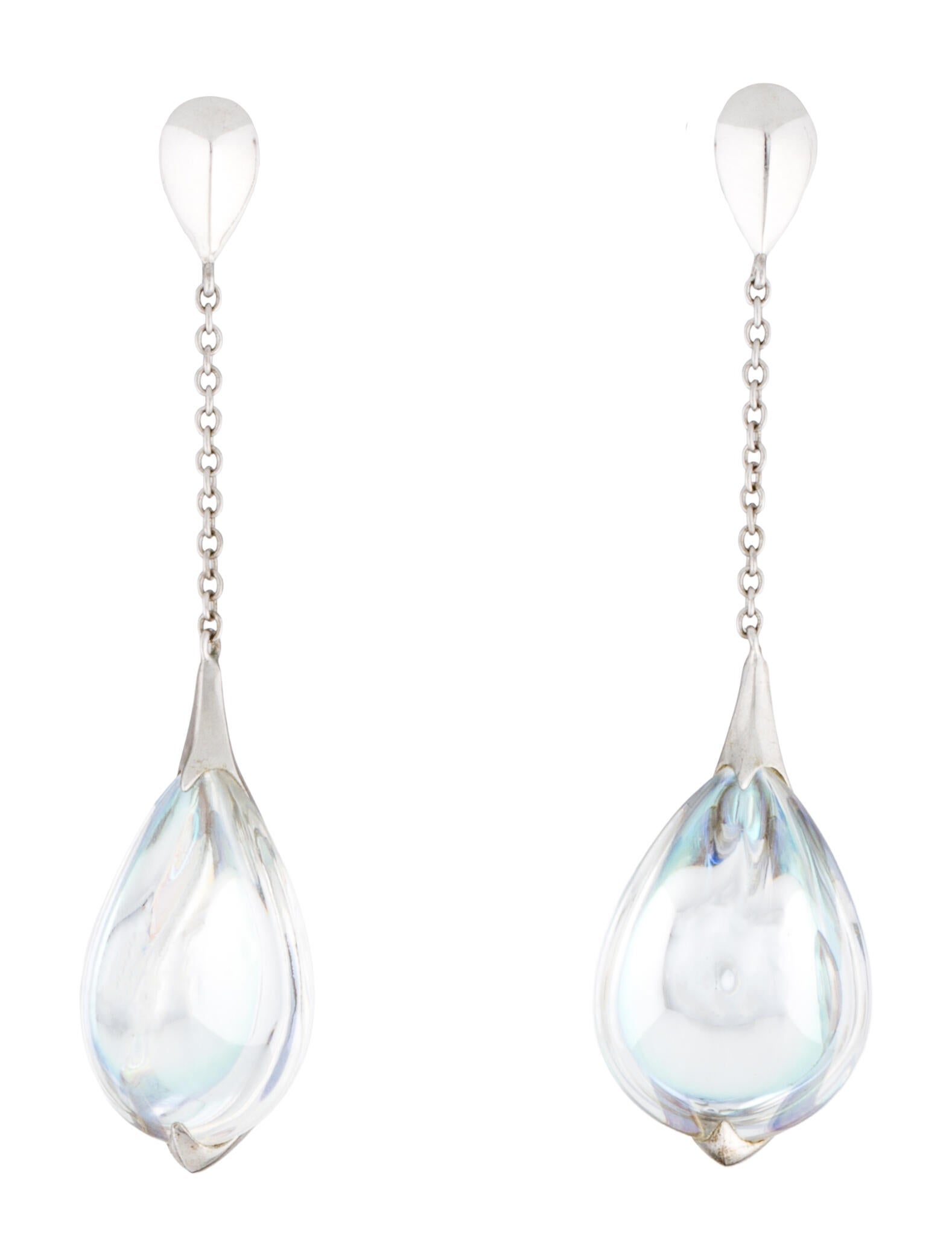 Baccarat Crystal Fleurs de Psydélic Drop Earrings