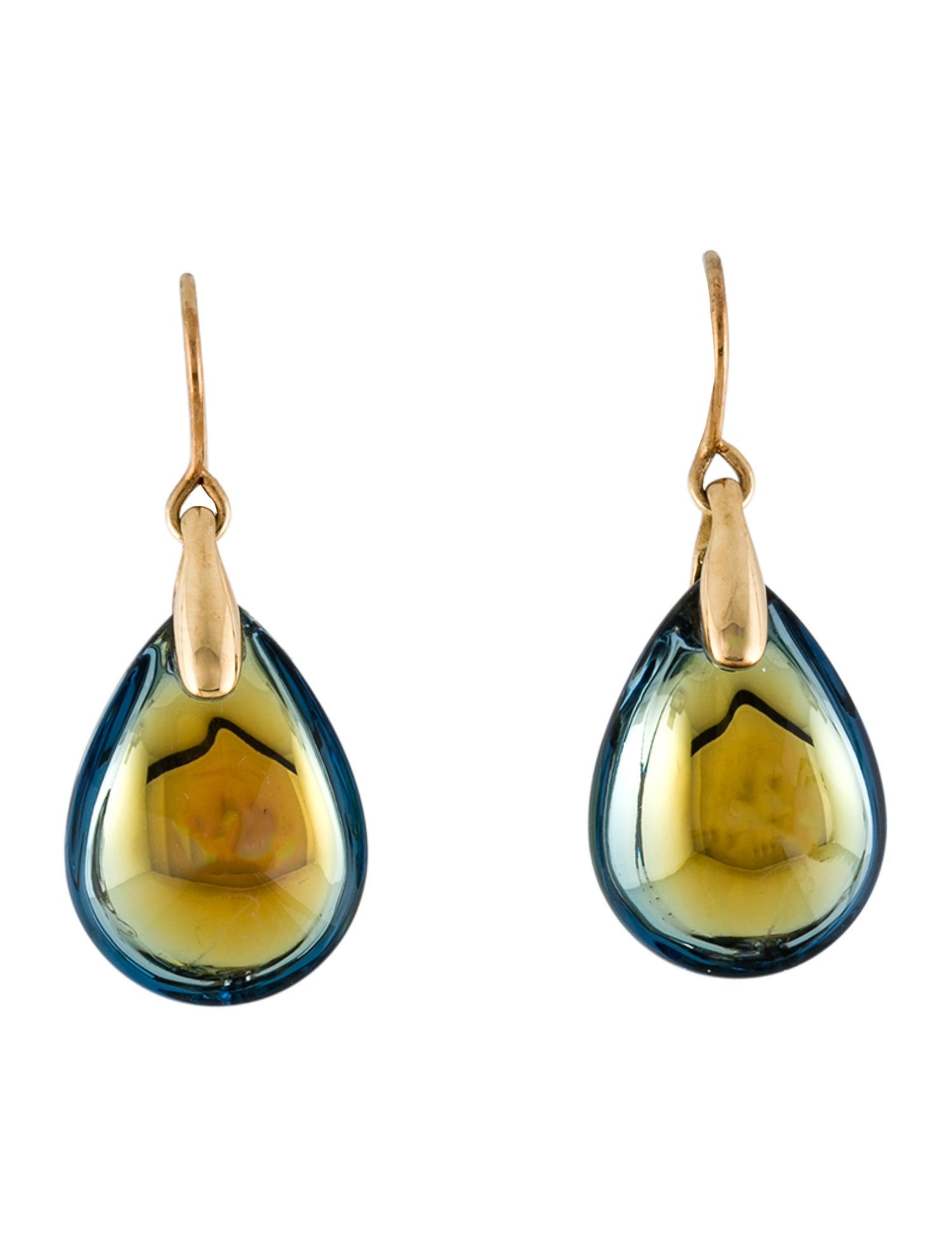 Baccarat 18K Psydelic Drop Earrings