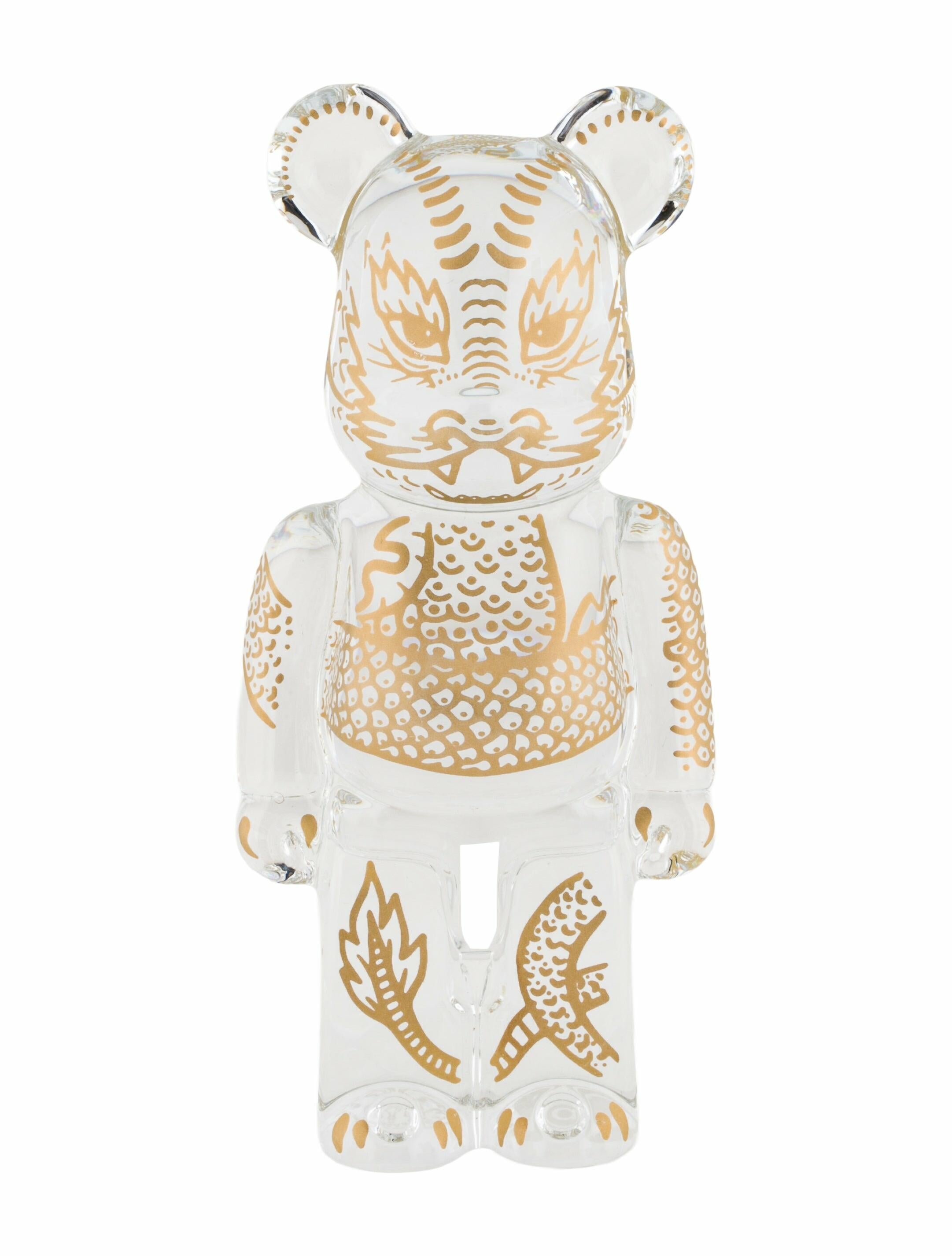 Baccarat x Bearbrick 2024 Limited Edition Lunar New Year Dragon Figurine w/ Tags