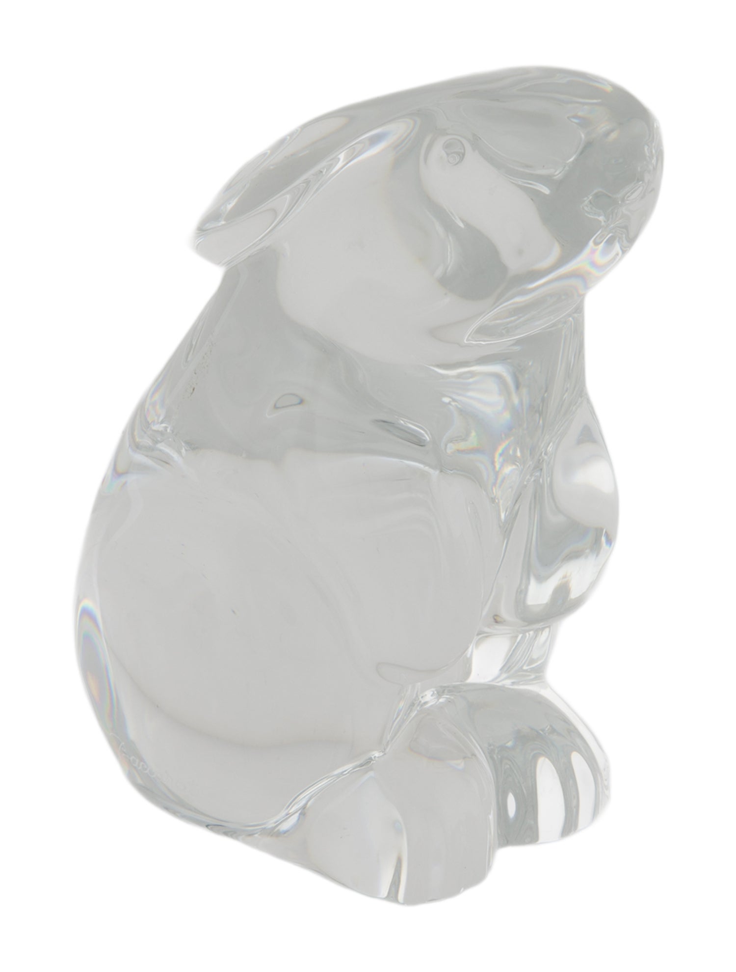 Baccarat Crystal Rabbit Figurine