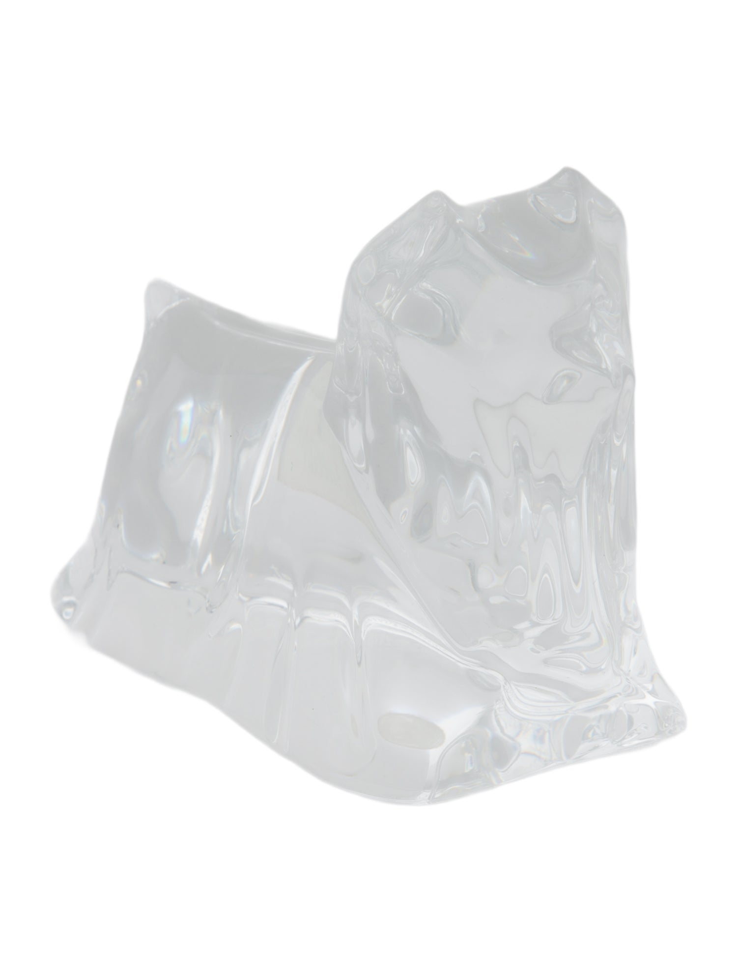 Baccarat Crystal Yorkshire Terrier Figurine