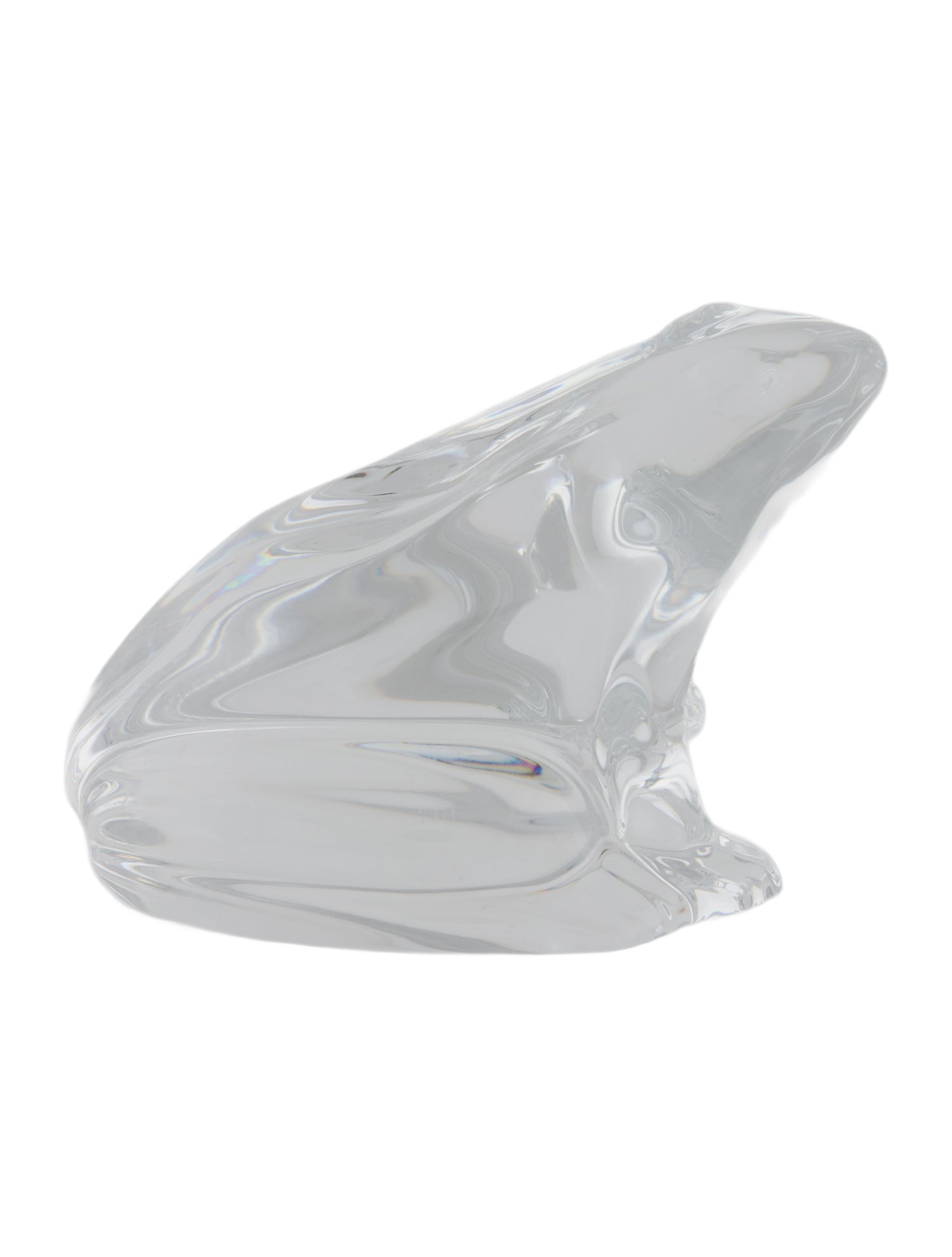 Baccarat Crystal Frog Figurine