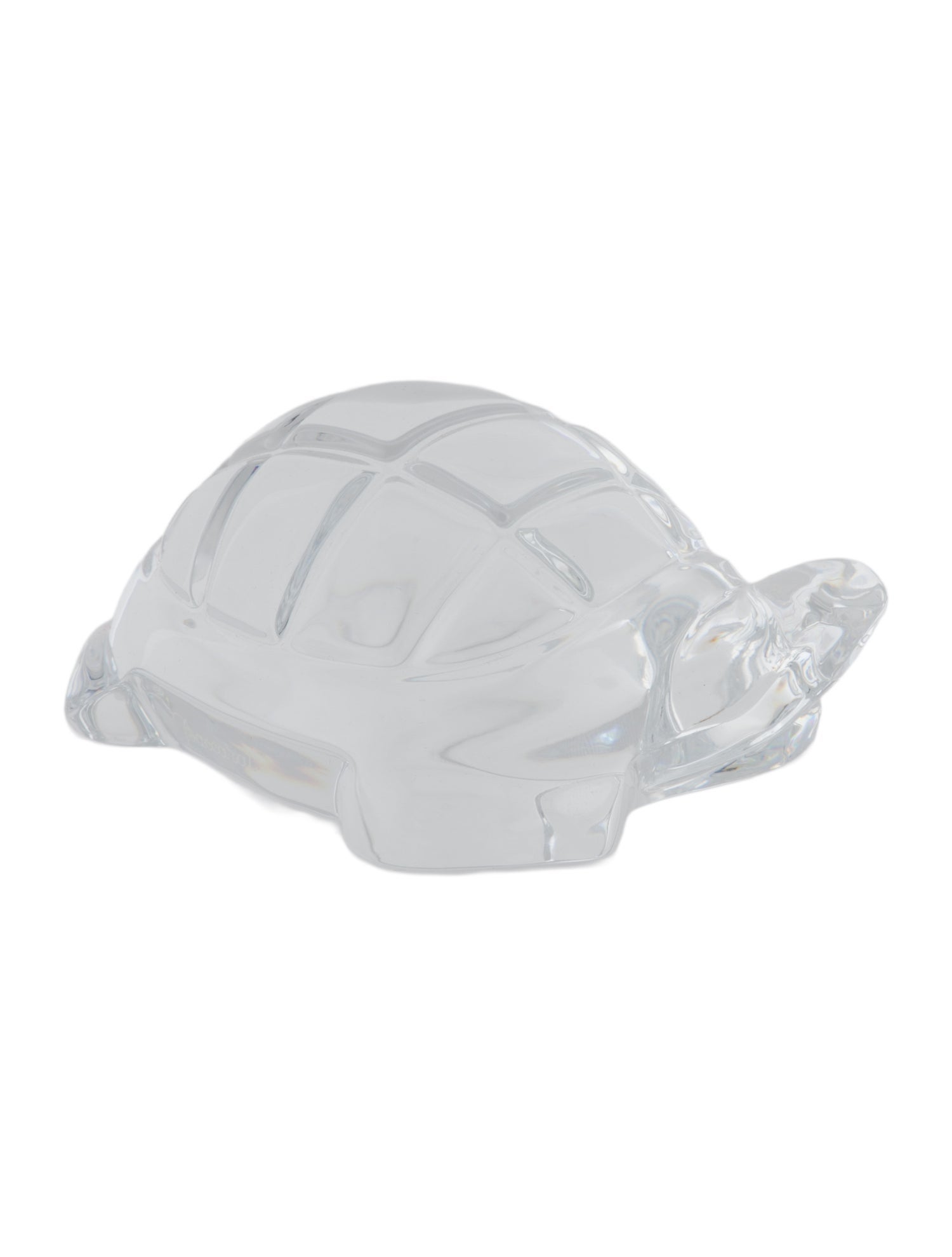 Baccarat Crystal Turtle Figurine