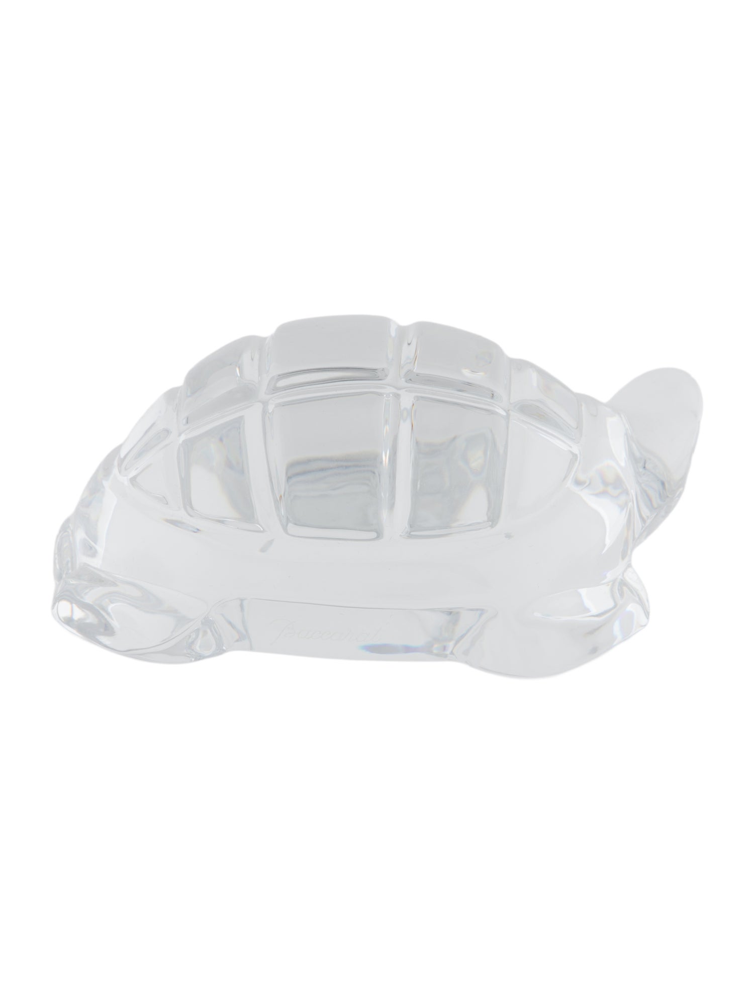 Baccarat Crystal Turtle Figurine