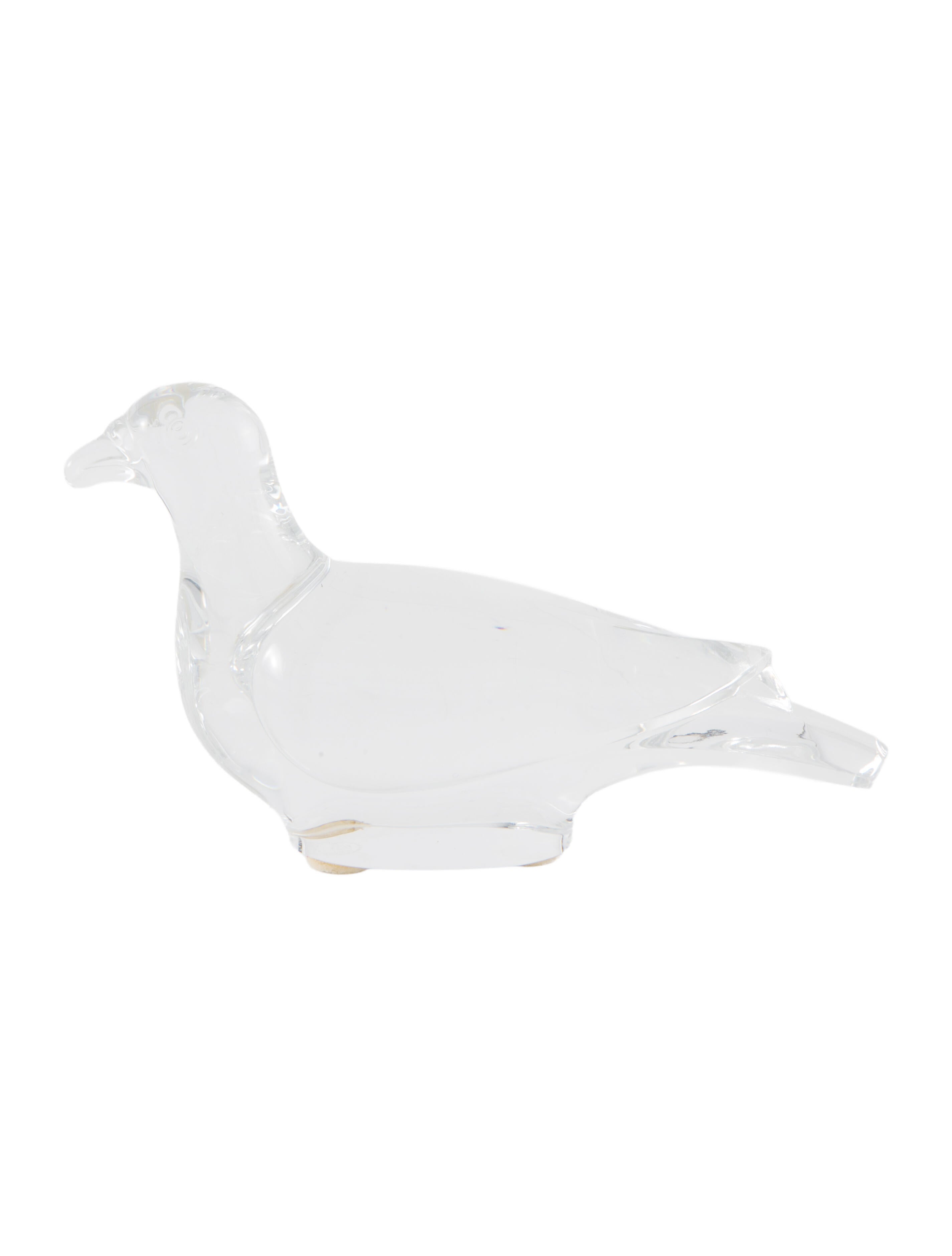 Baccarat Crystal Bird Figurine