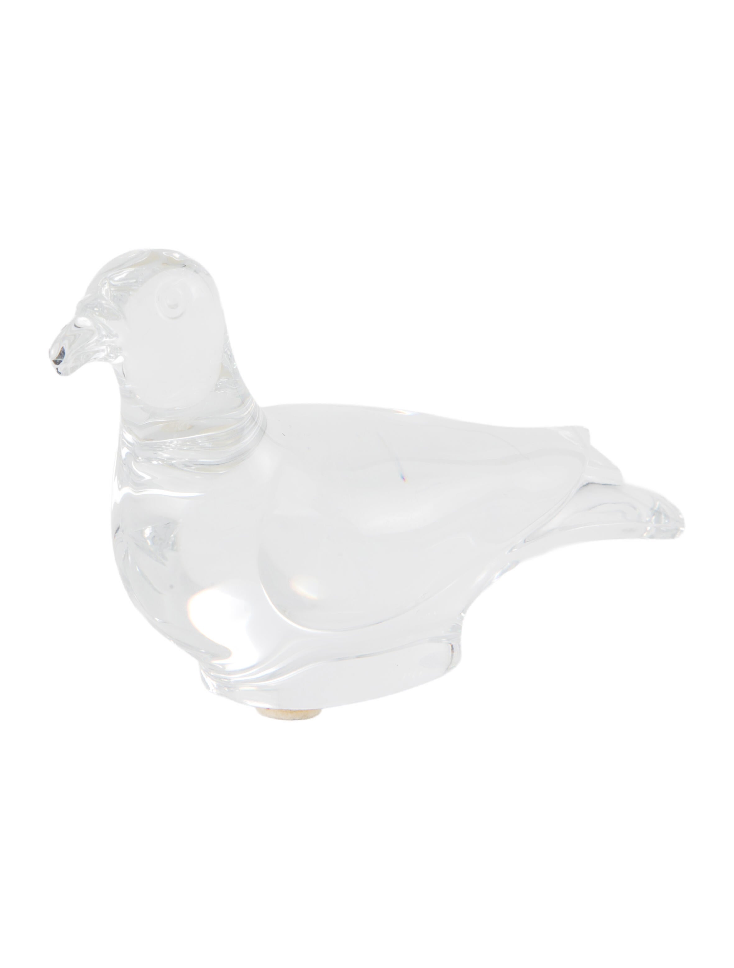Baccarat Crystal Bird Figurine