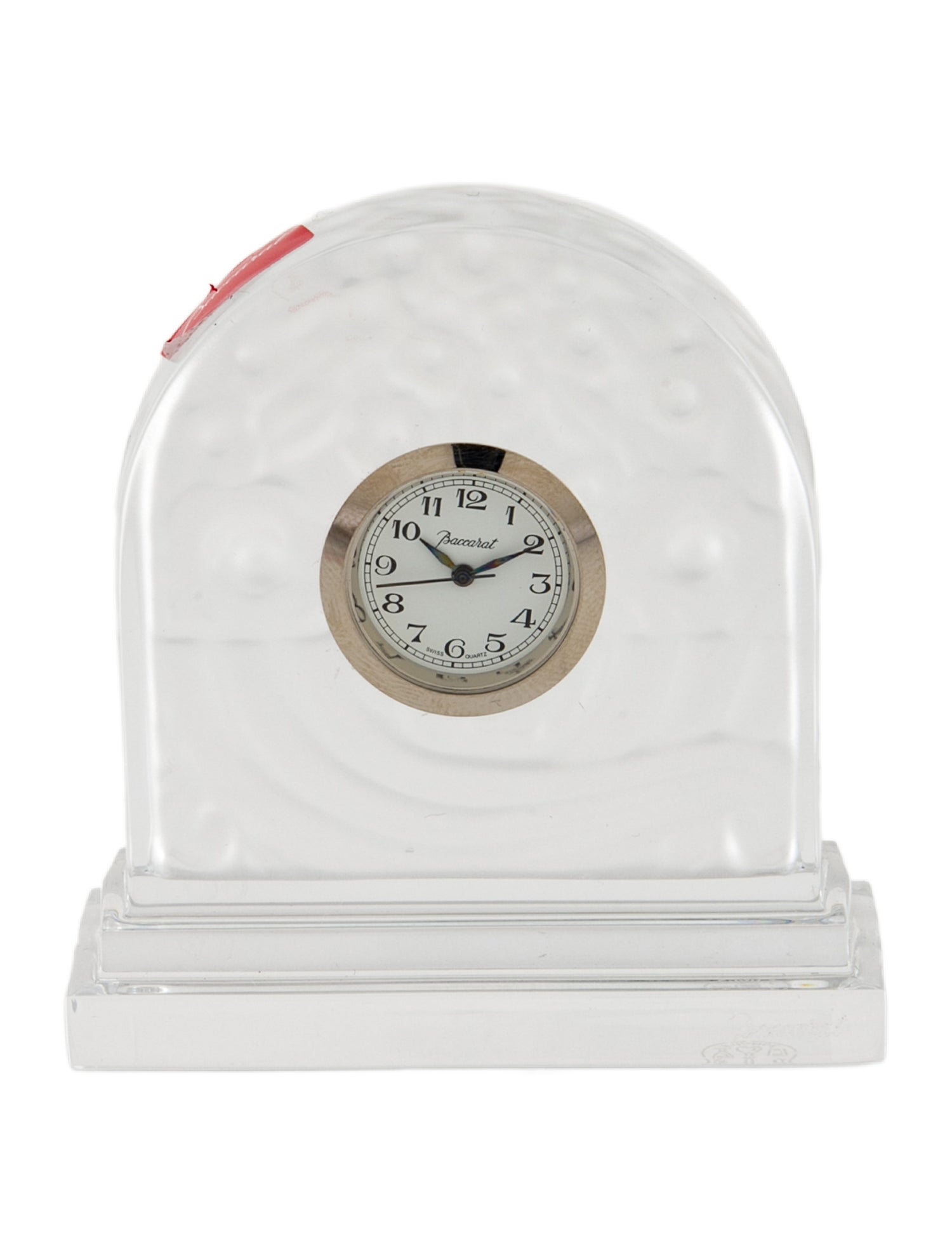 Baccarat Desk Clock