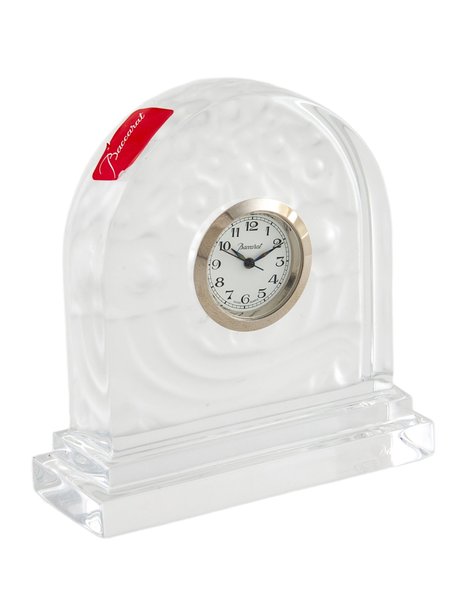 Baccarat Desk Clock