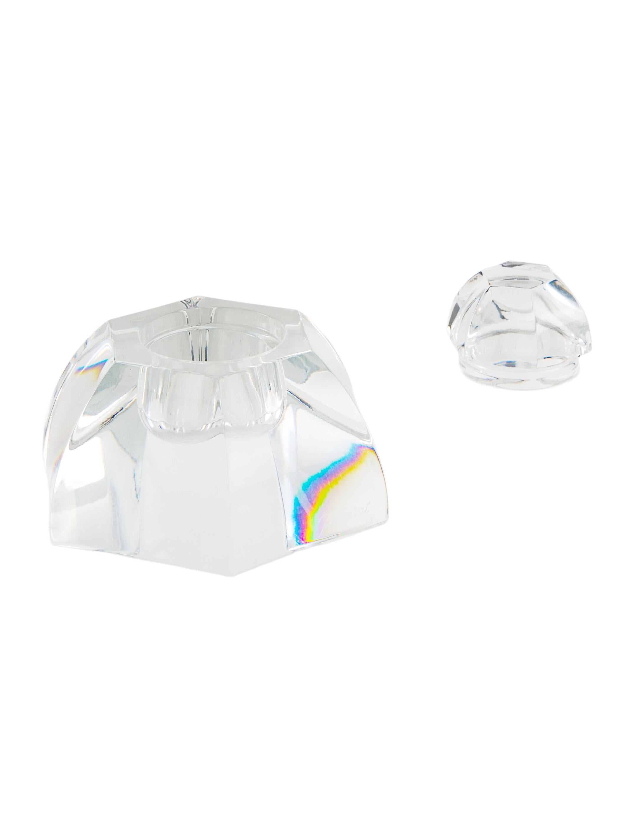 Baccarat Crystal Malmaison Inkwell