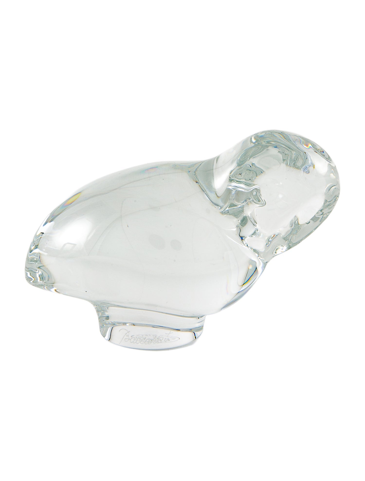 Baccarat Crystal Owl Figurine