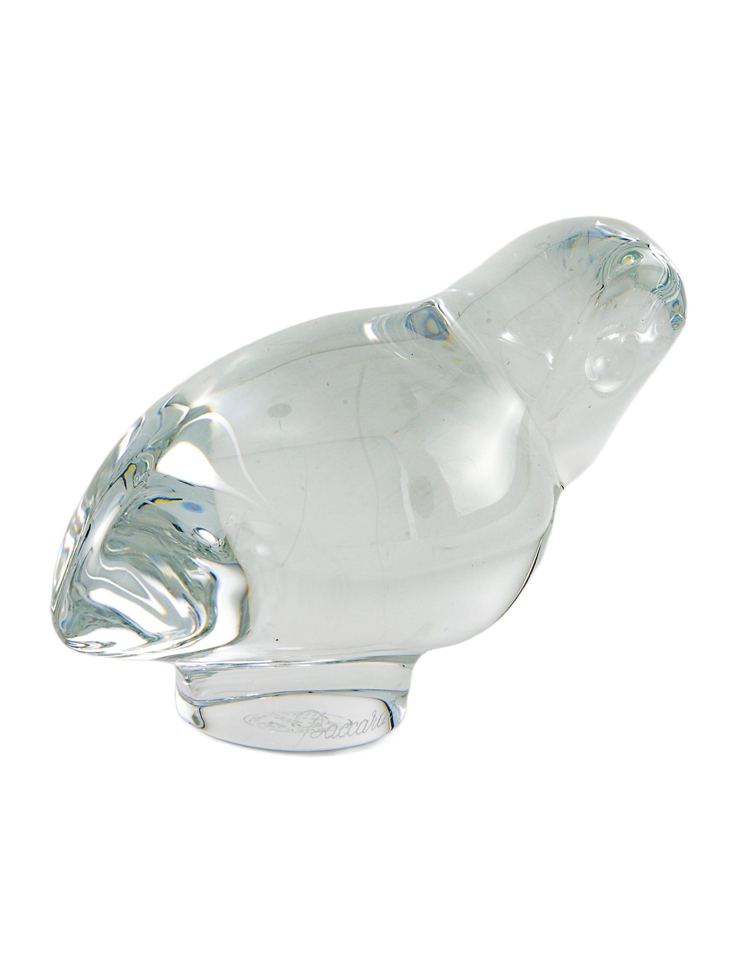 Baccarat Crystal Owl Figurine