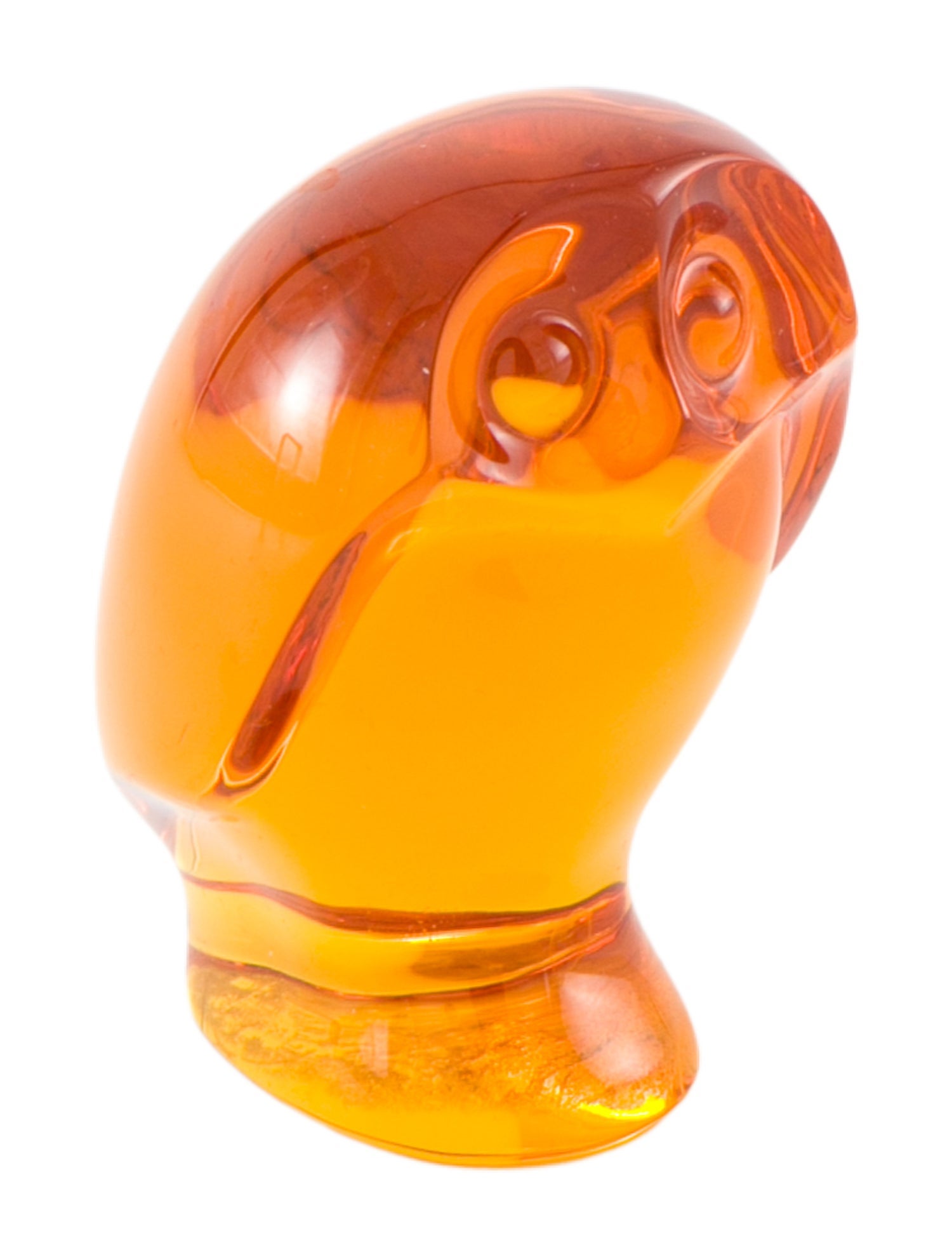 Baccarat Crystal Owl Figurine