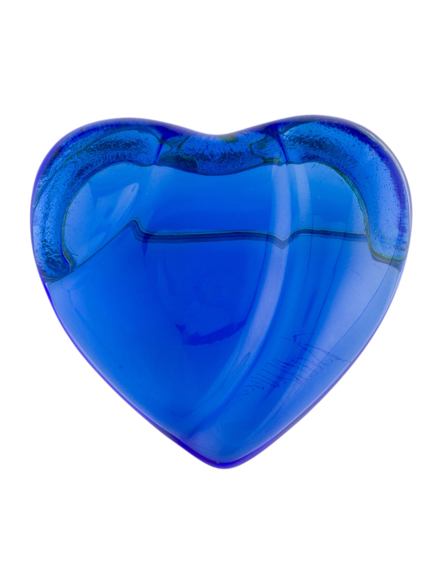Baccarat Crystal Heart Brooch