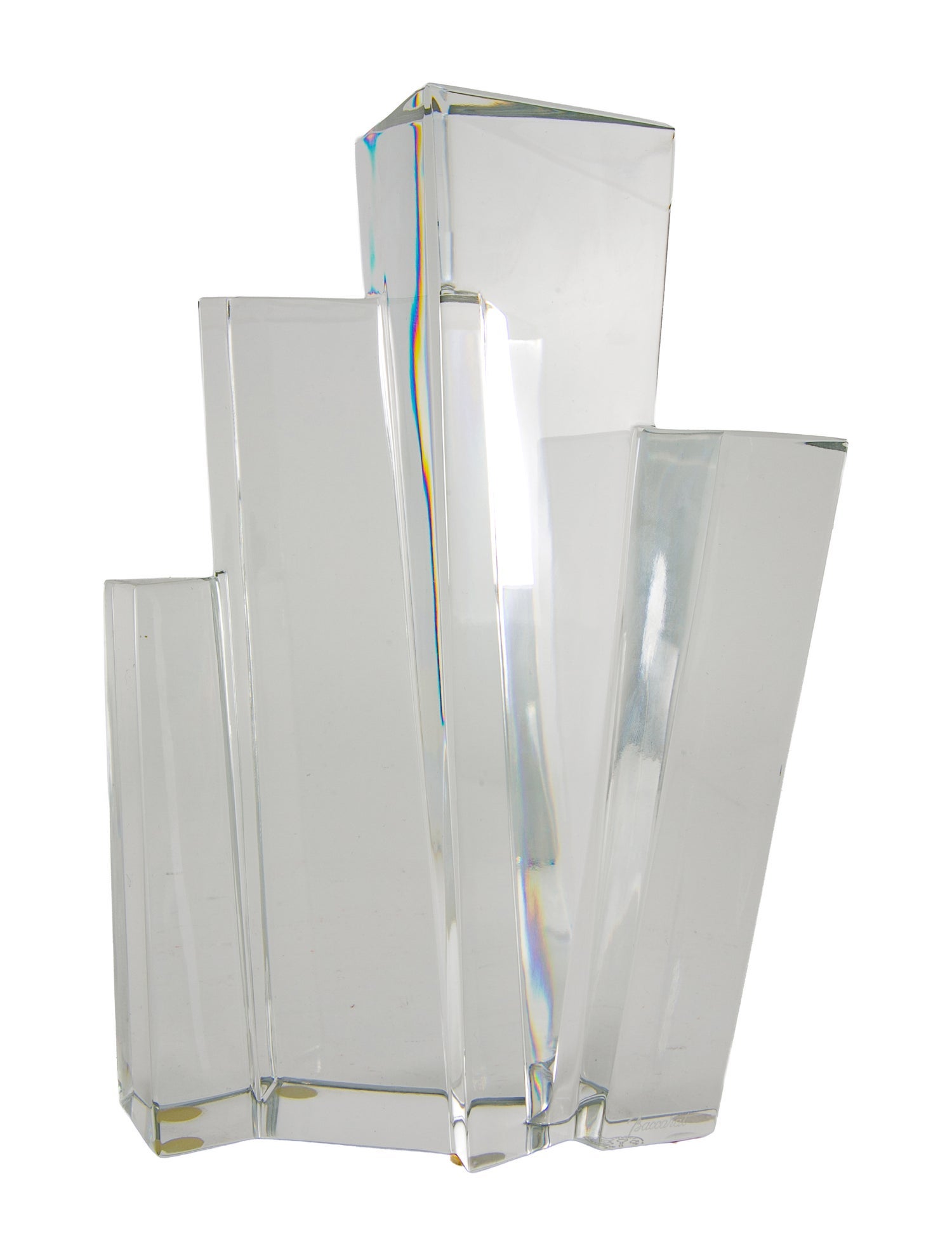 Baccarat Geometric Sculpture