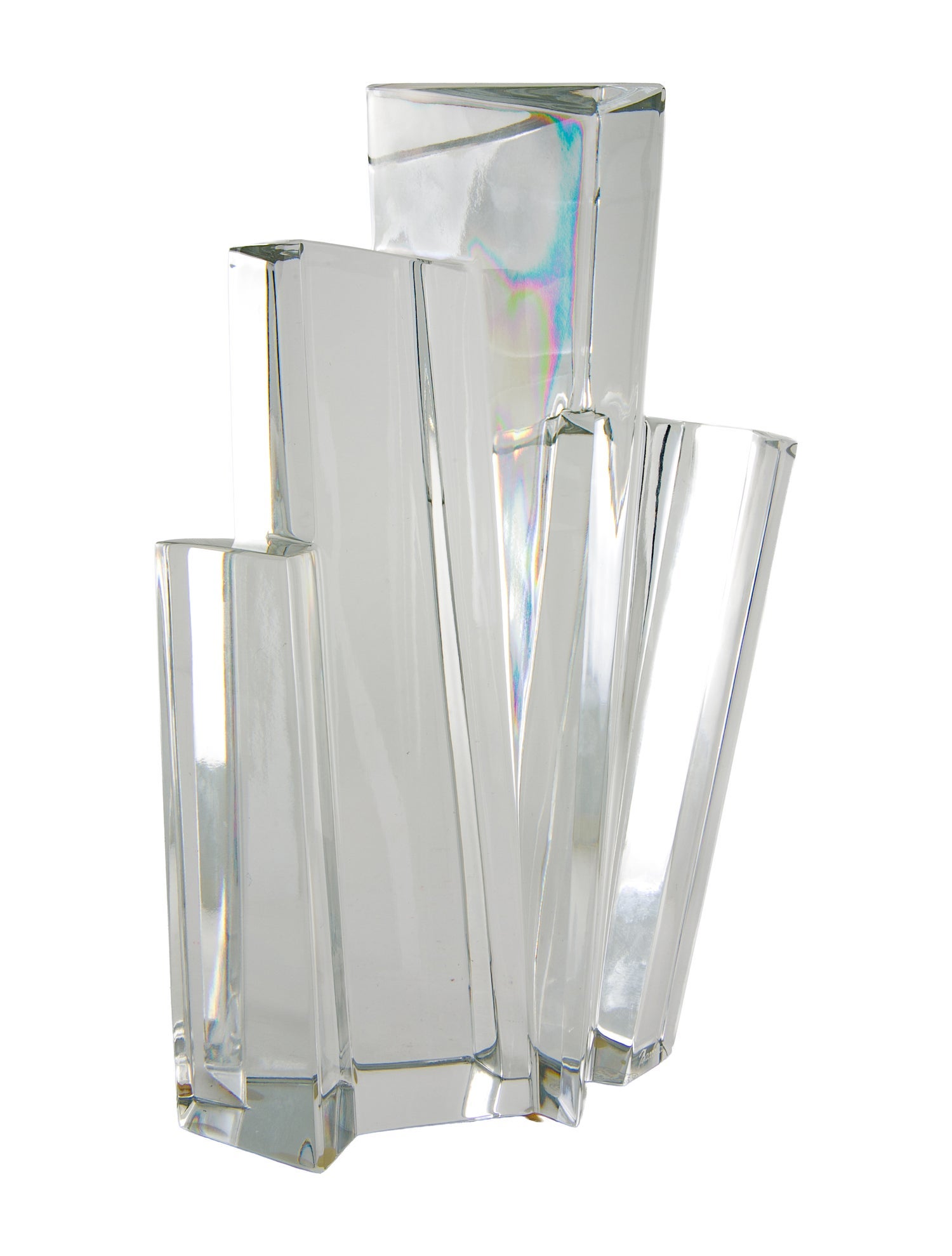 Baccarat Geometric Sculpture