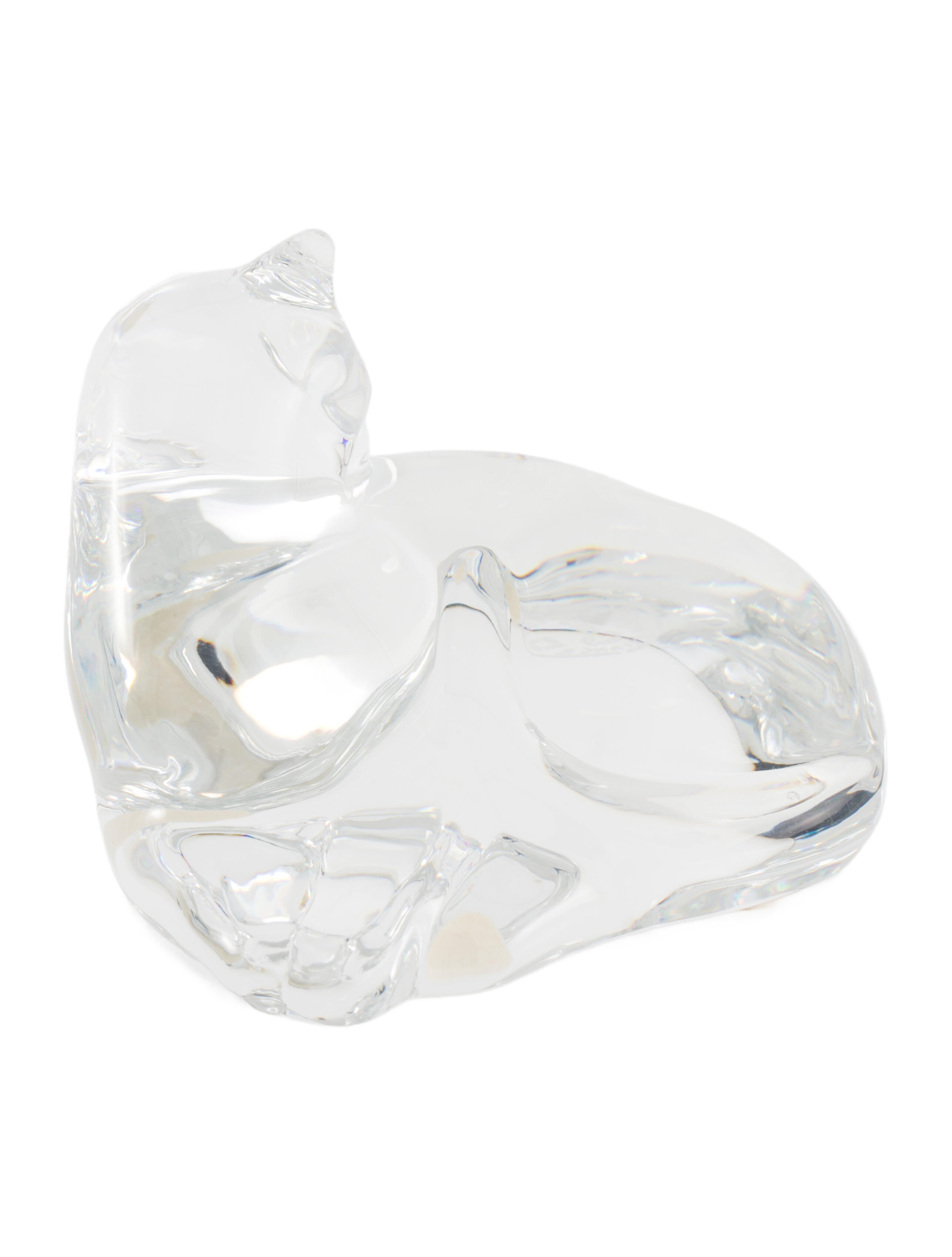 Baccarat Crystal Cat Figurine