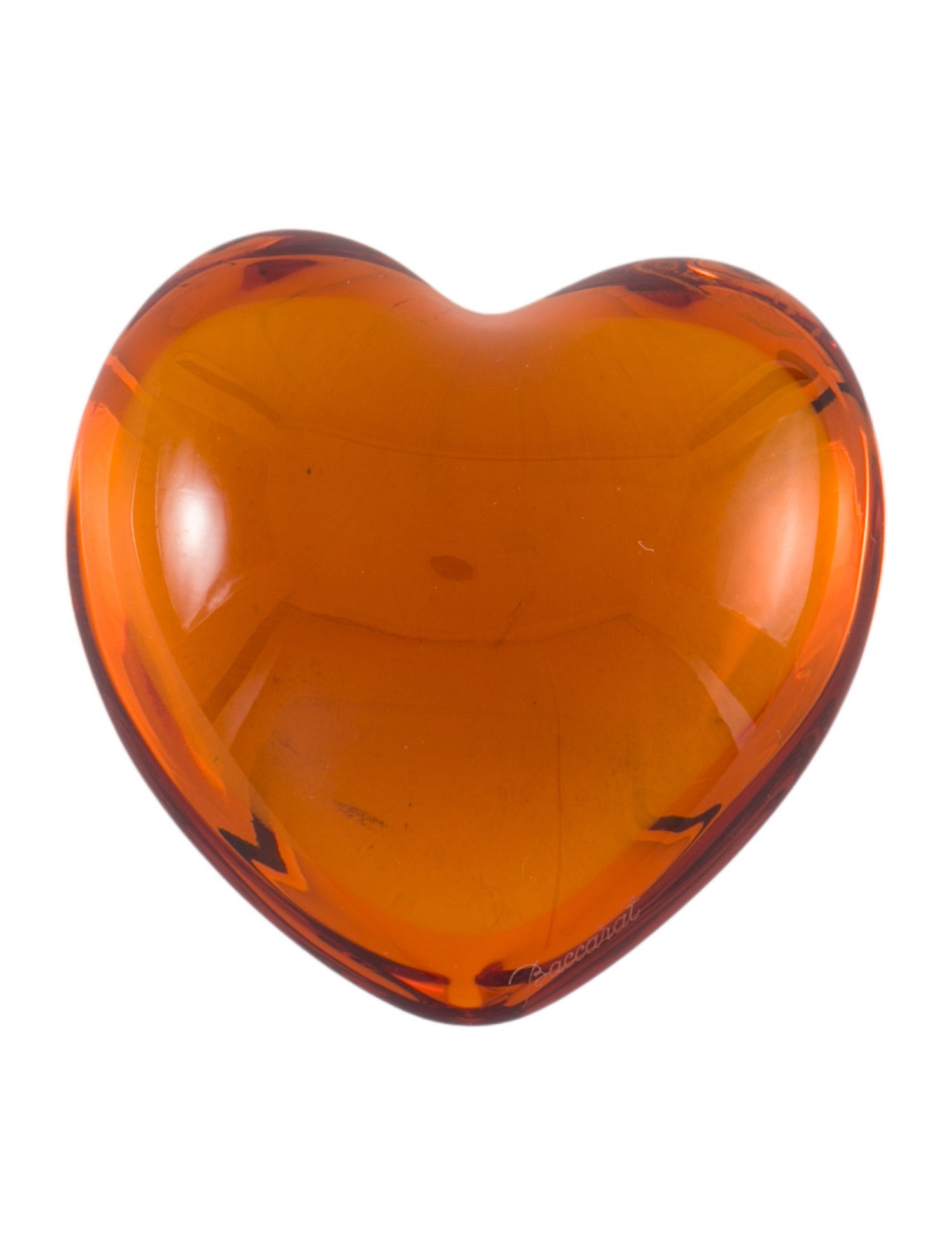 Baccarat Coeur Cupid Heart Paperweight