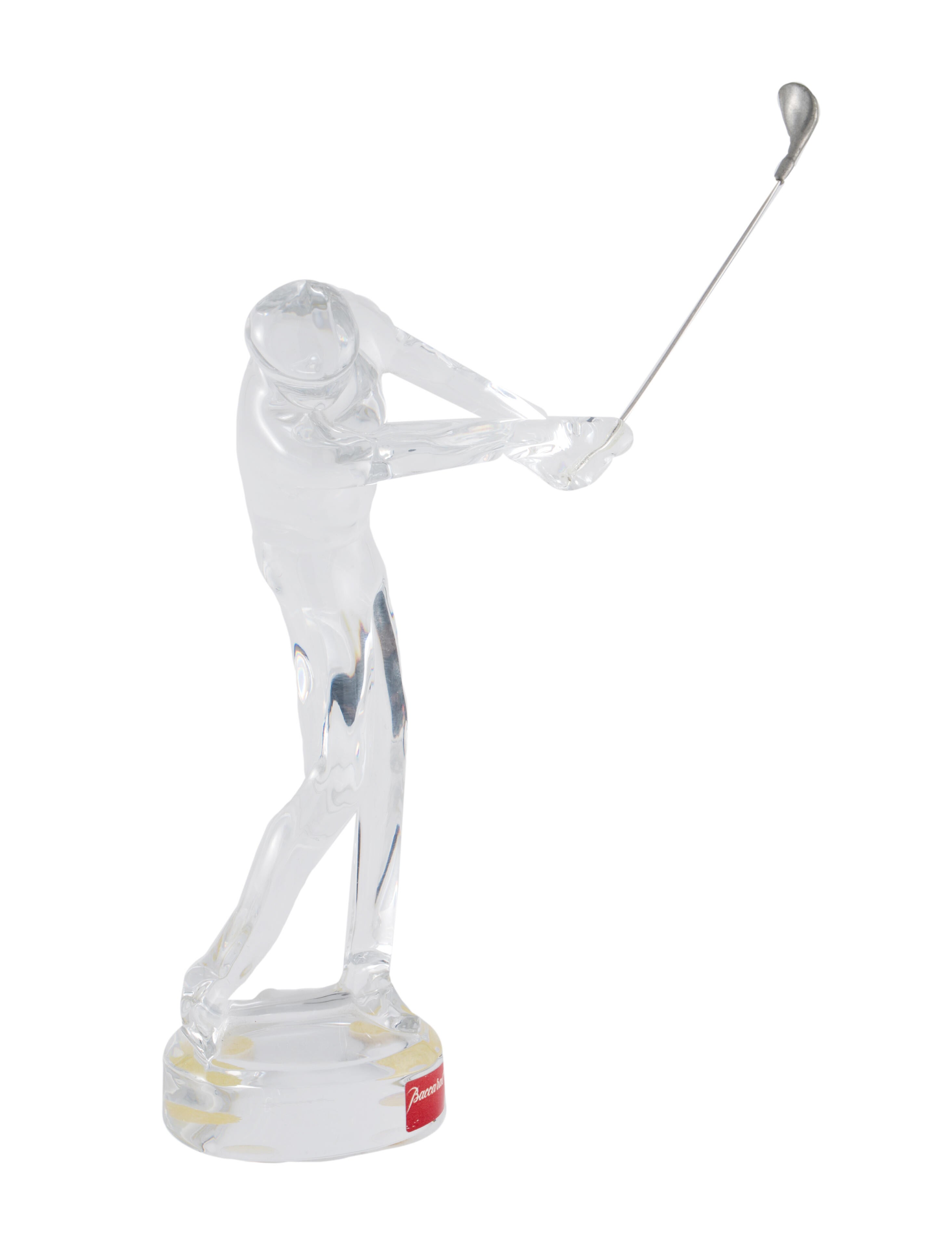 Baccarat Augusta Golfer Figurine