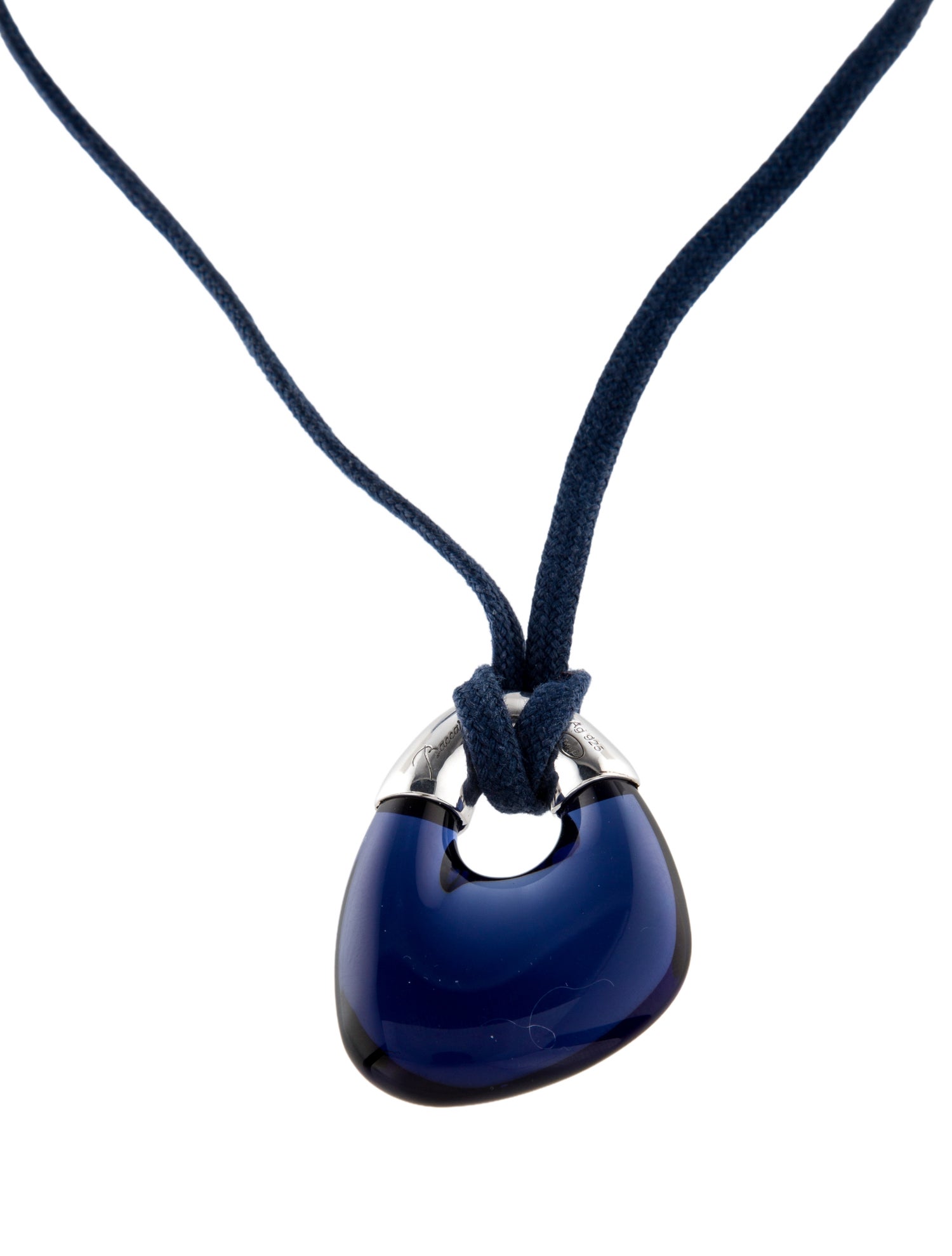 Baccarat Crystal Pendant Necklace