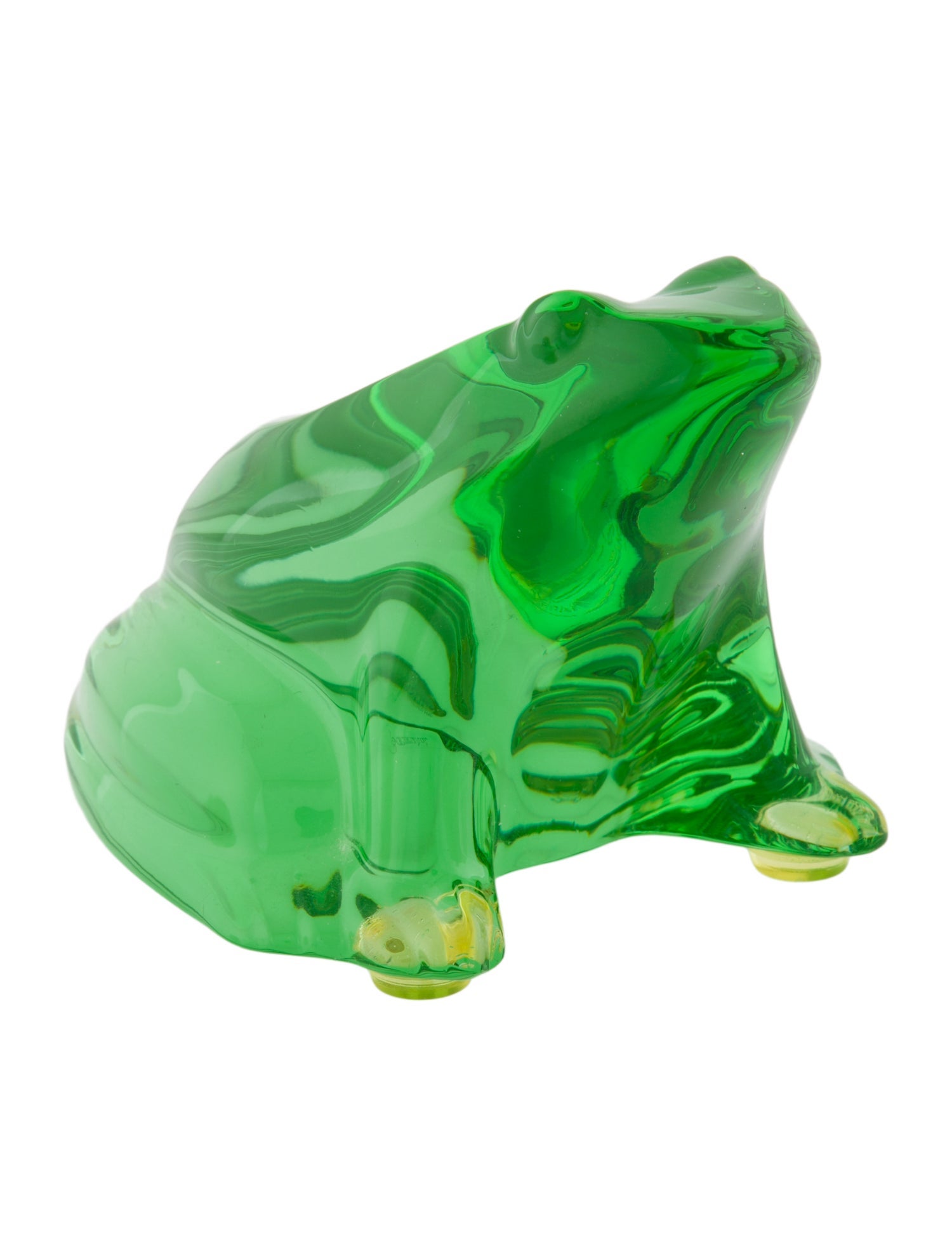 Baccarat Crystal Frog Figurine