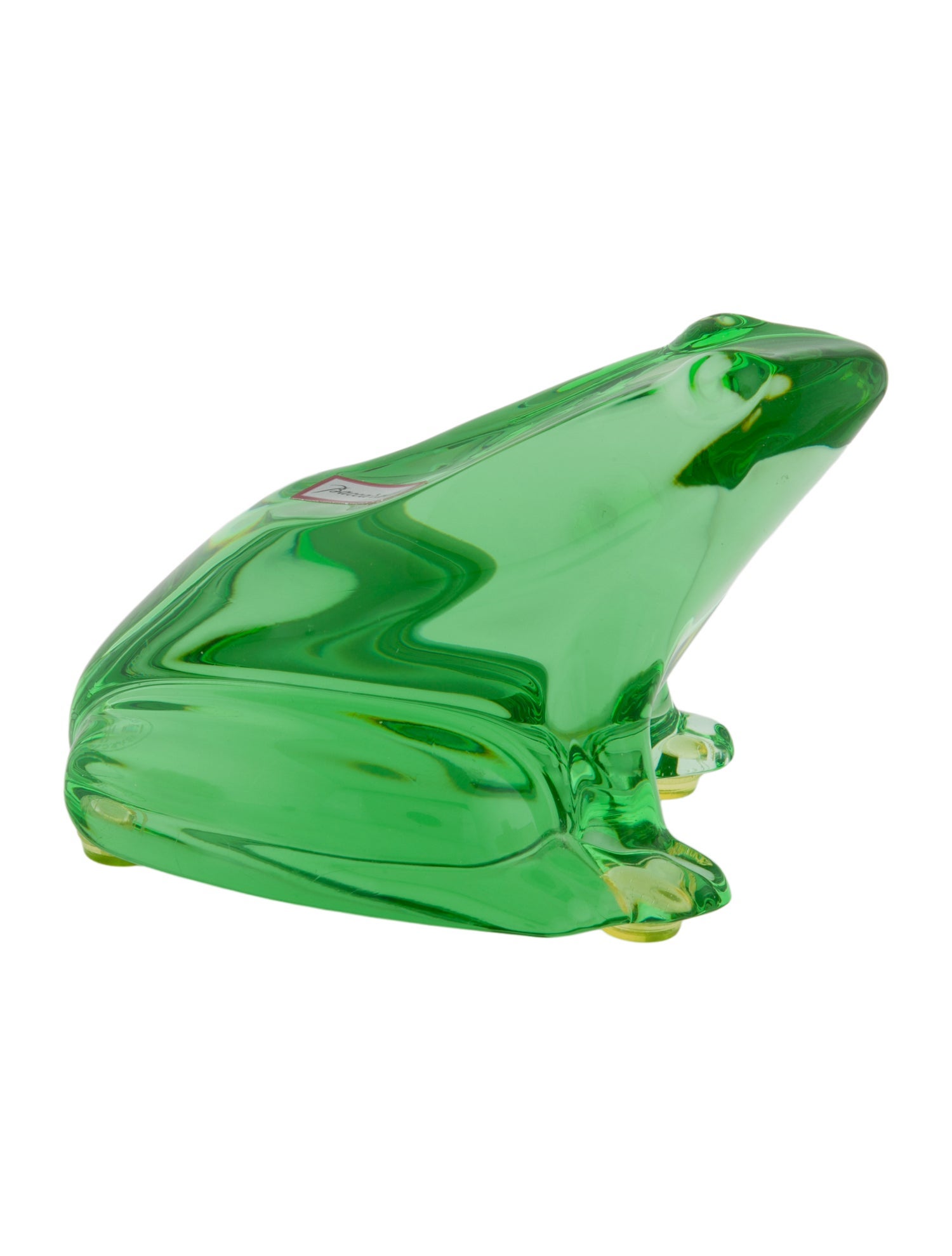 Baccarat Crystal Frog Figurine