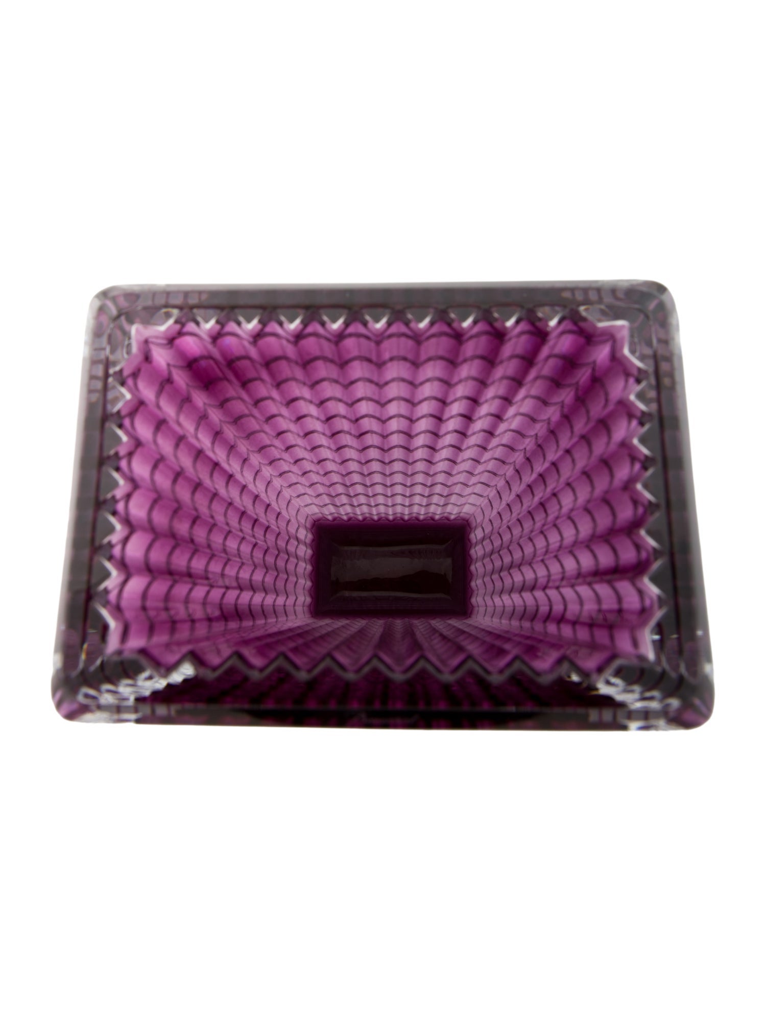 Baccarat Rectangular Eye Vase