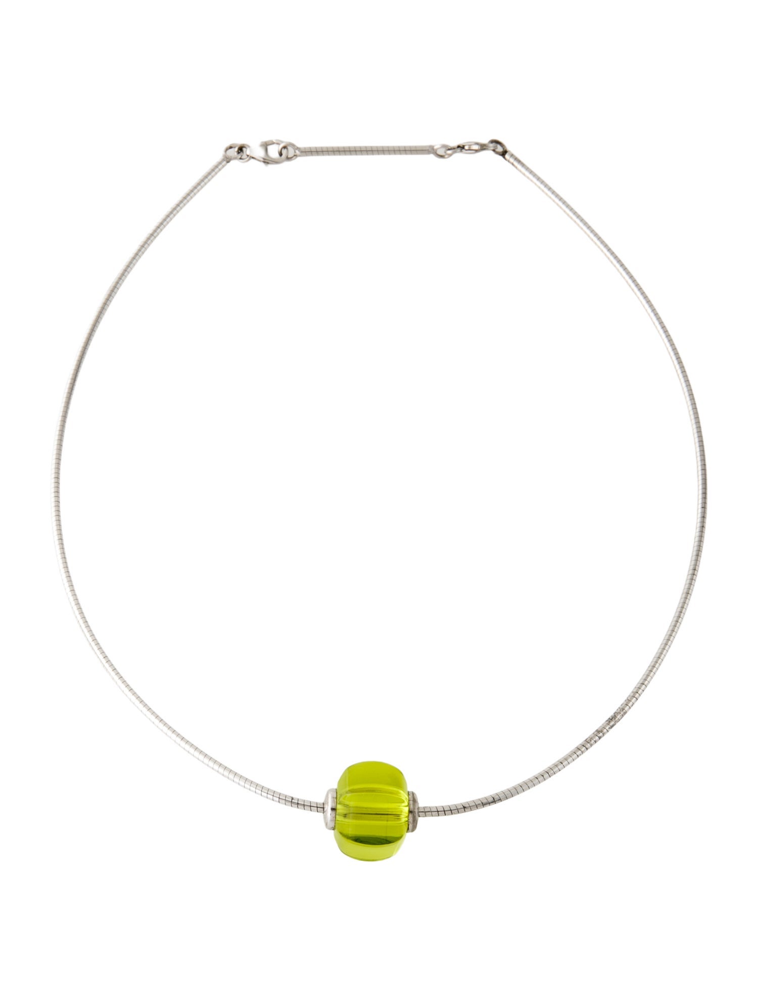 Baccarat Glass Bead Sherazade Pendant Necklace