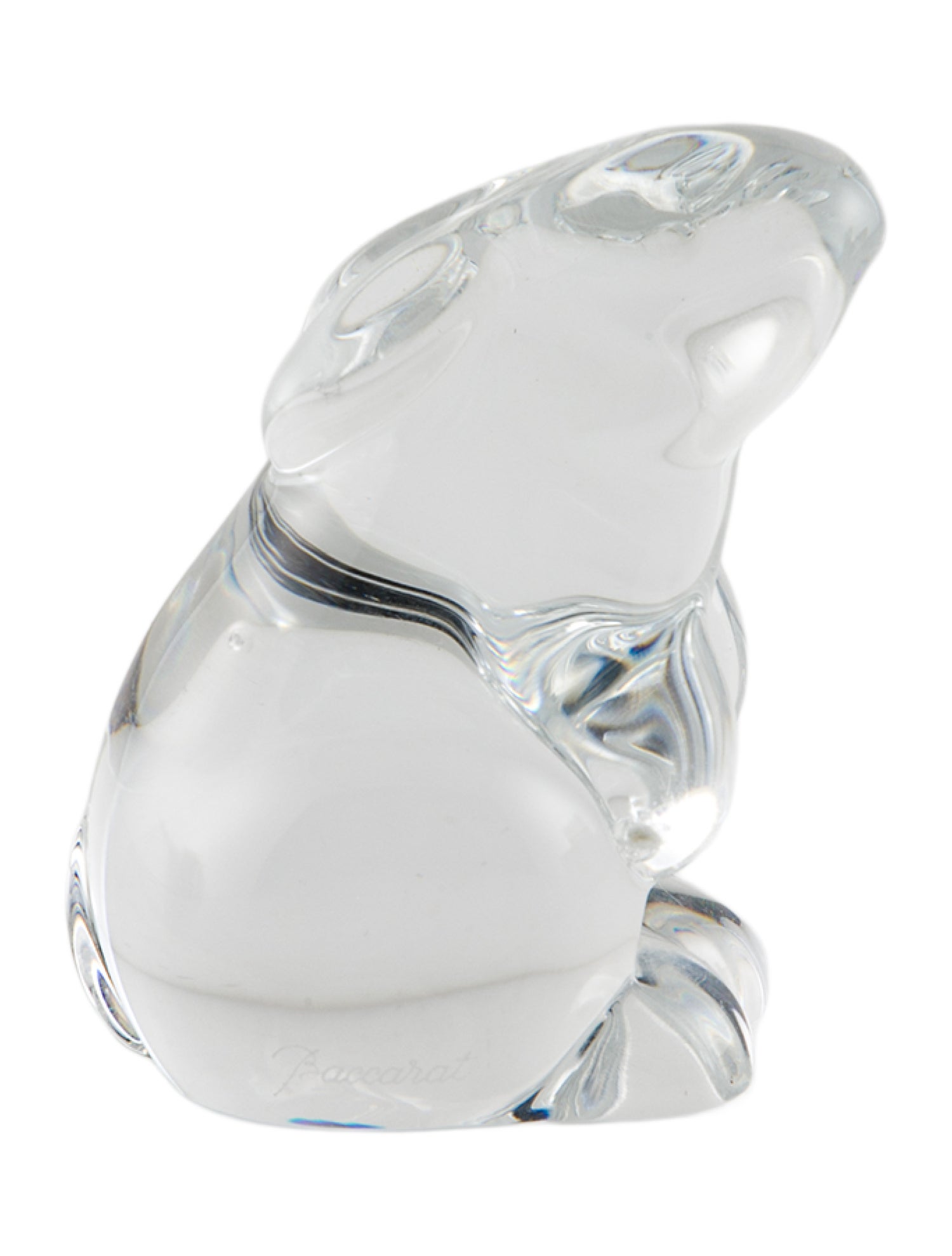 Baccarat Crystal Rabbit Figurine