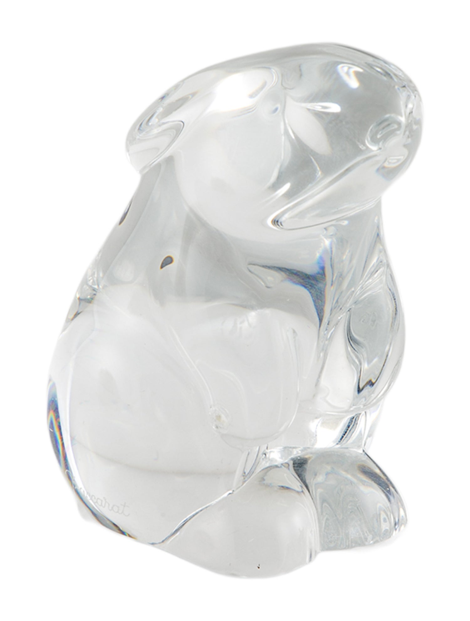 Baccarat Crystal Rabbit Figurine