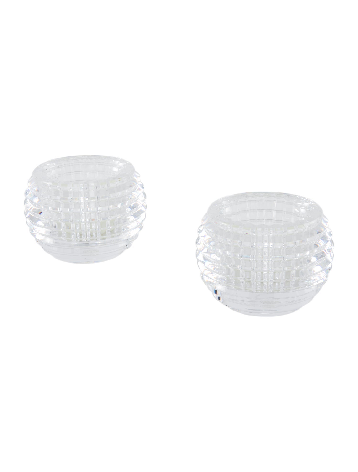 Baccarat Pair of Eye Votives