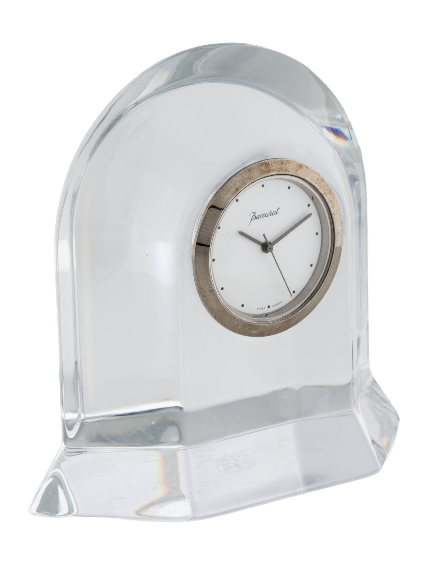 Baccarat Véga Desk Clock