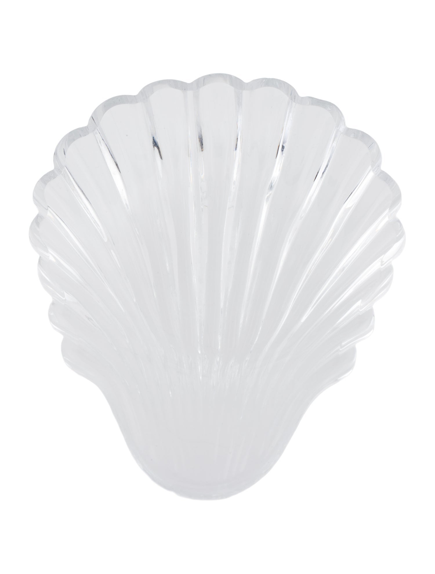 Baccarat Crystal Coquille Shell Dish
