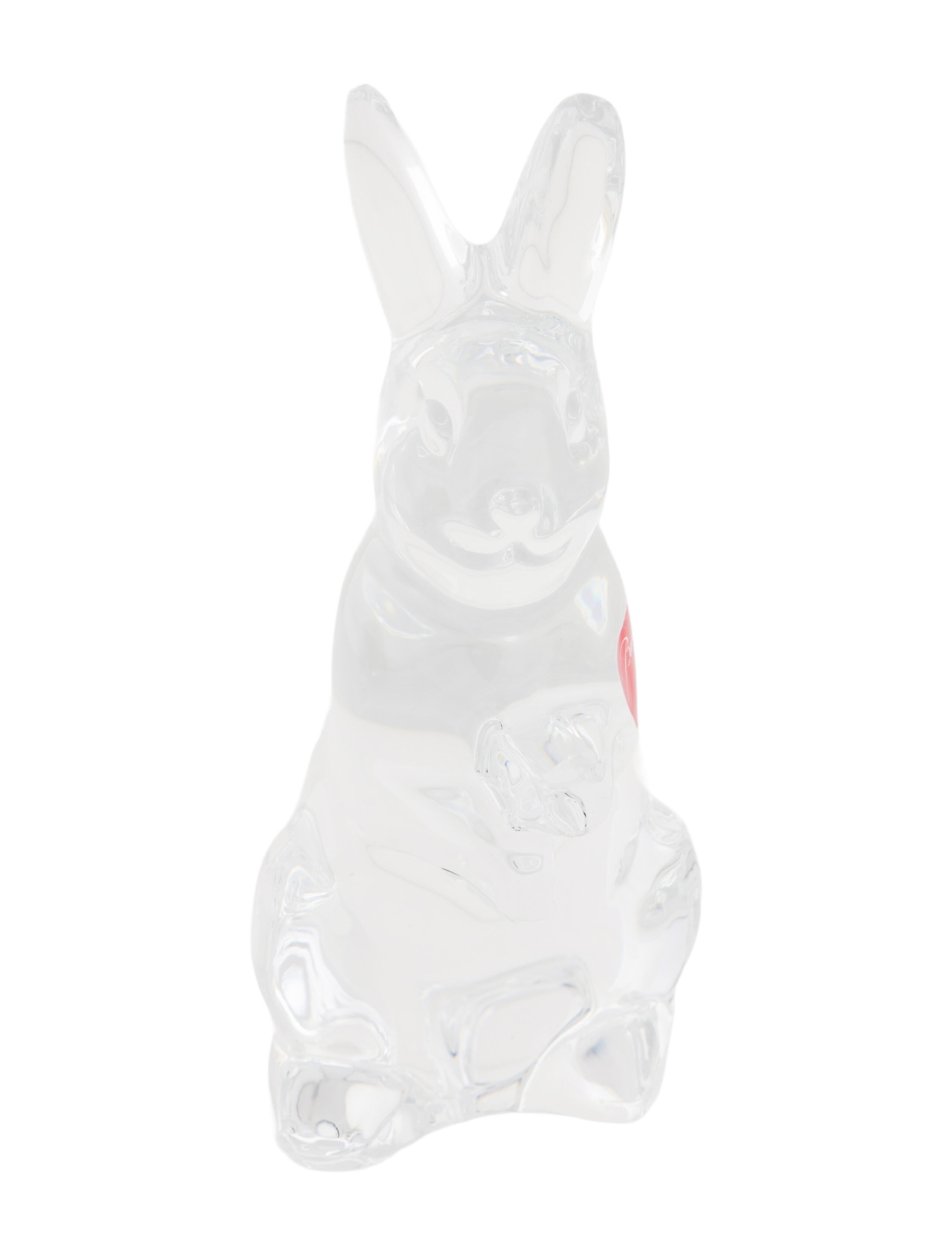 Baccarat Crystal Rabbit Figurine