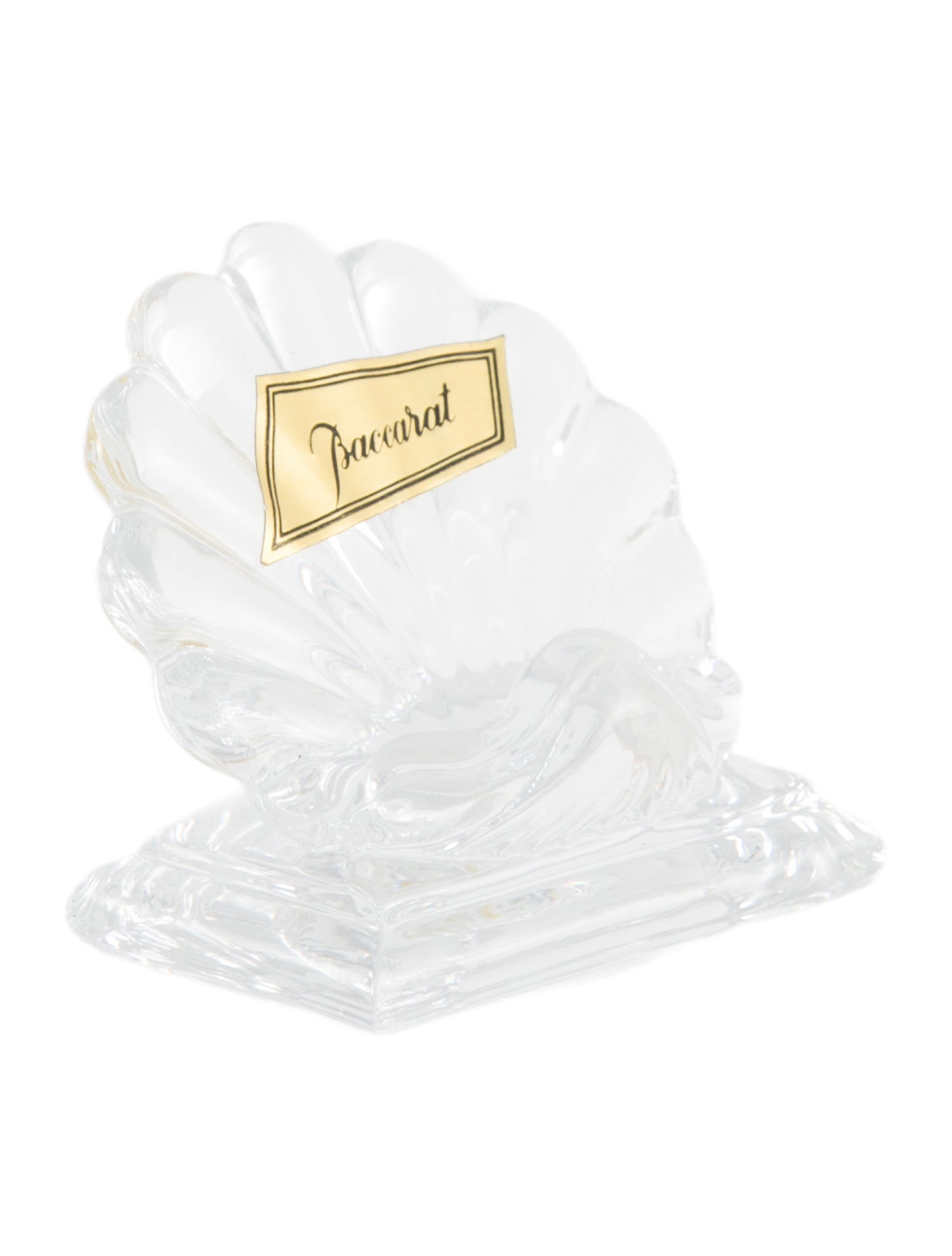Baccarat Crystal Bambous Card Holder