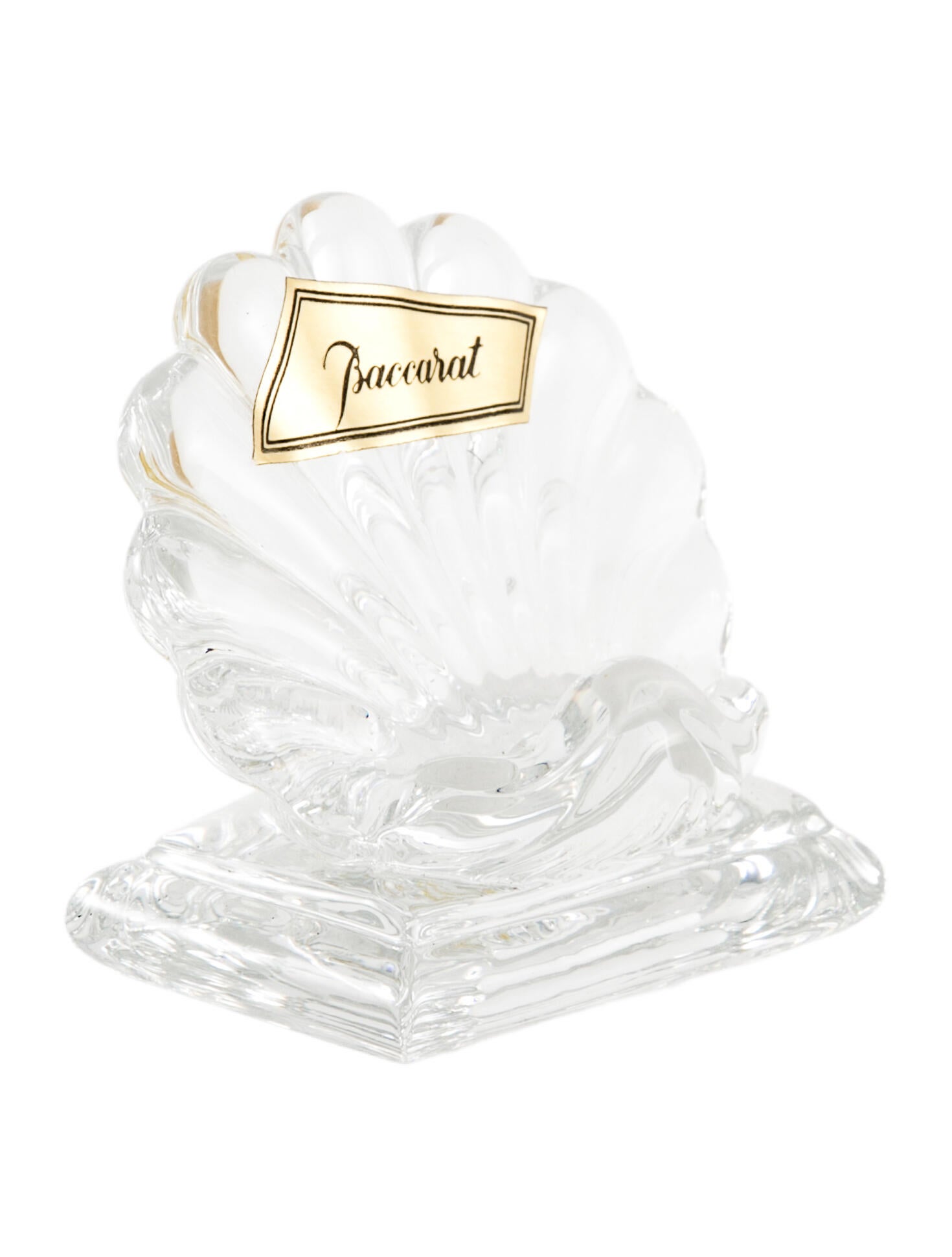 Baccarat Crystal Bambous Card Holder