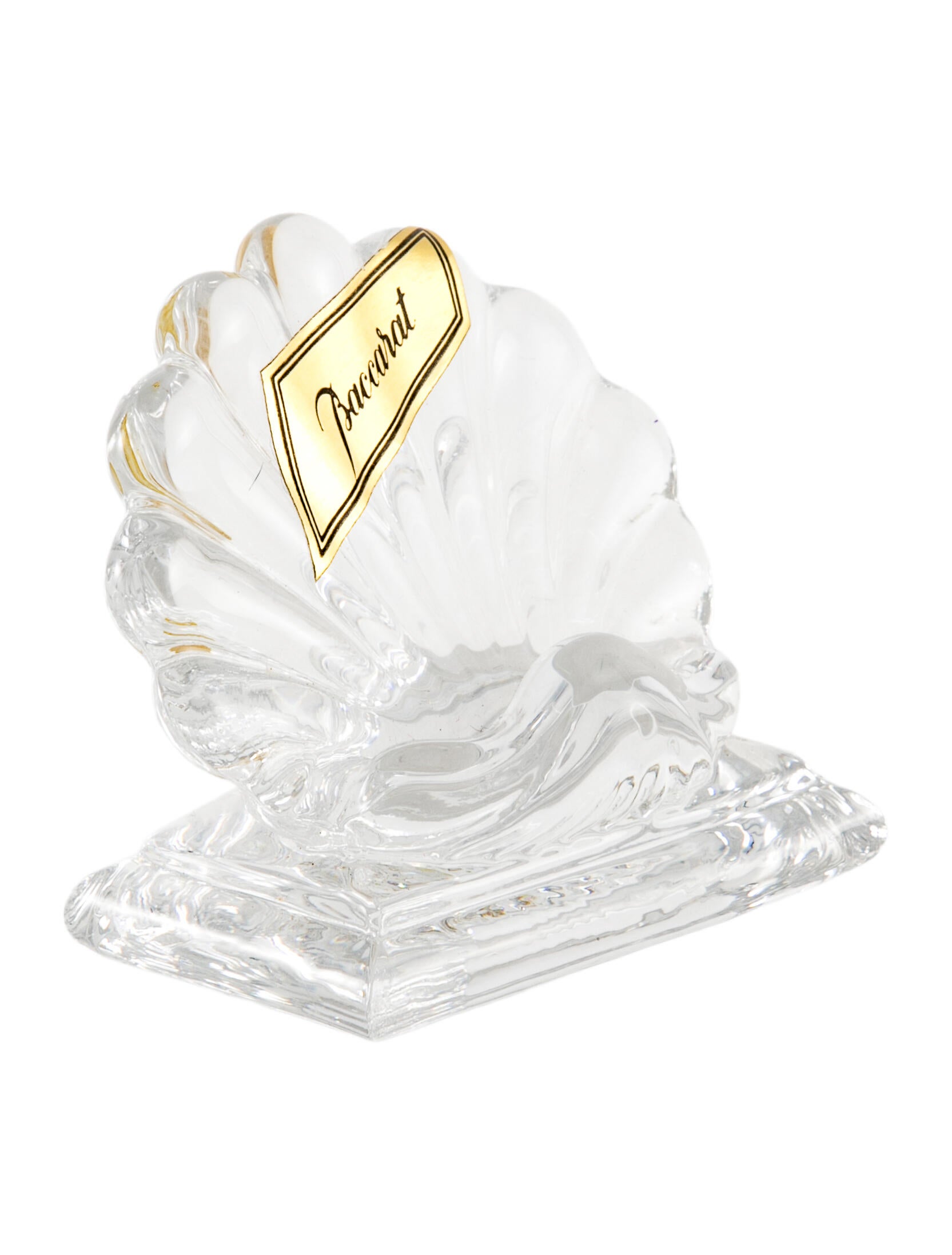 Baccarat Crystal Bambous Card Holder