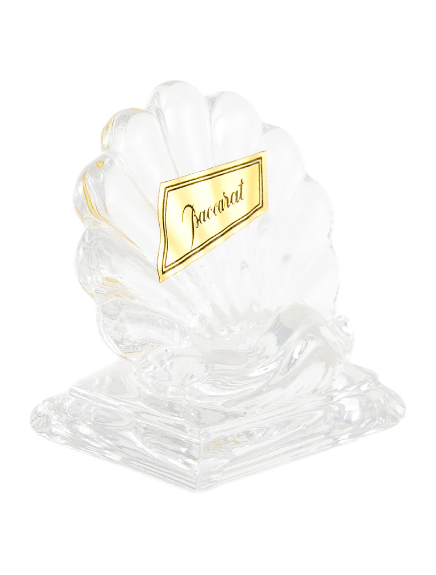 Baccarat Crystal Bambous Card Holder