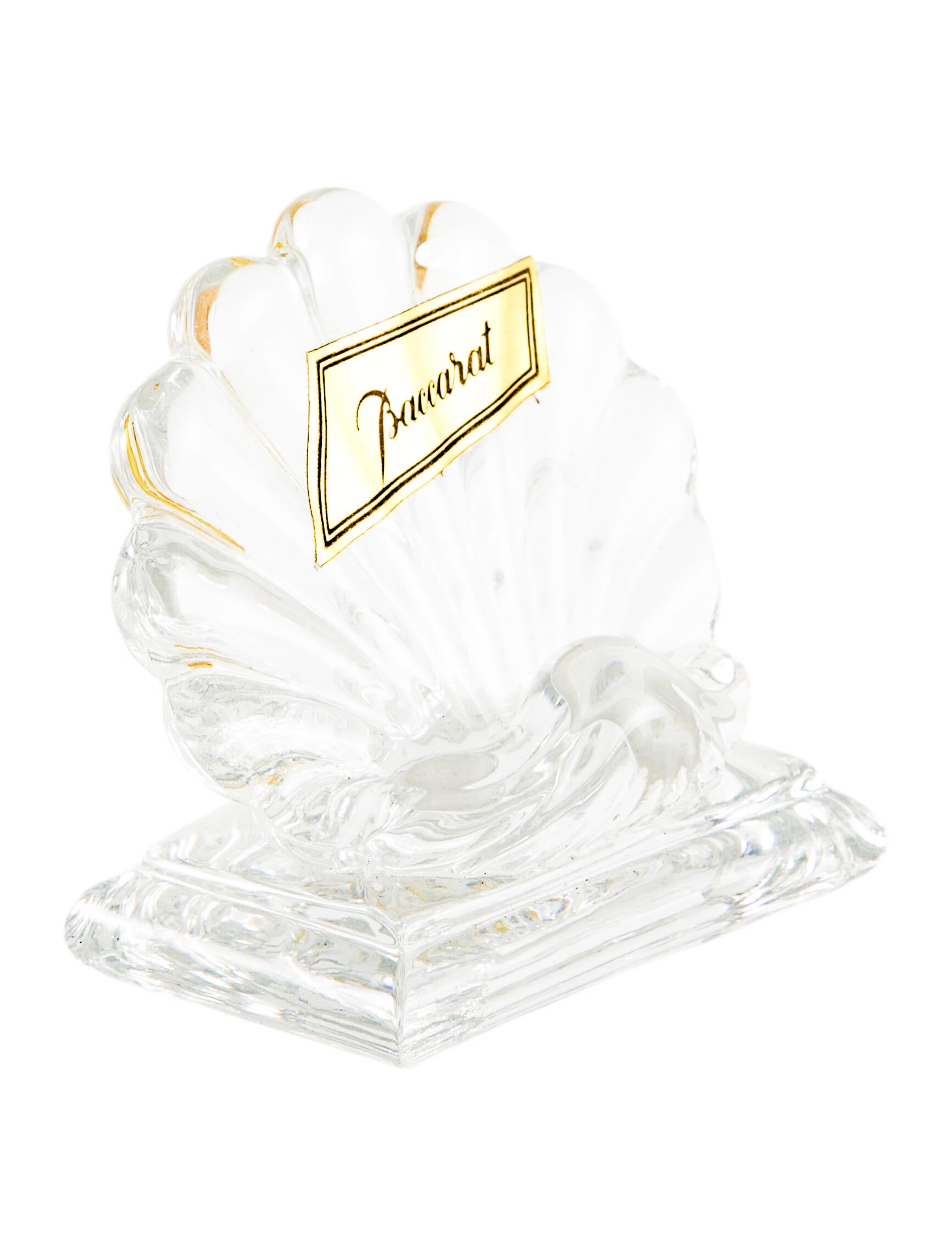 Baccarat Crystal Bambous Card Holder
