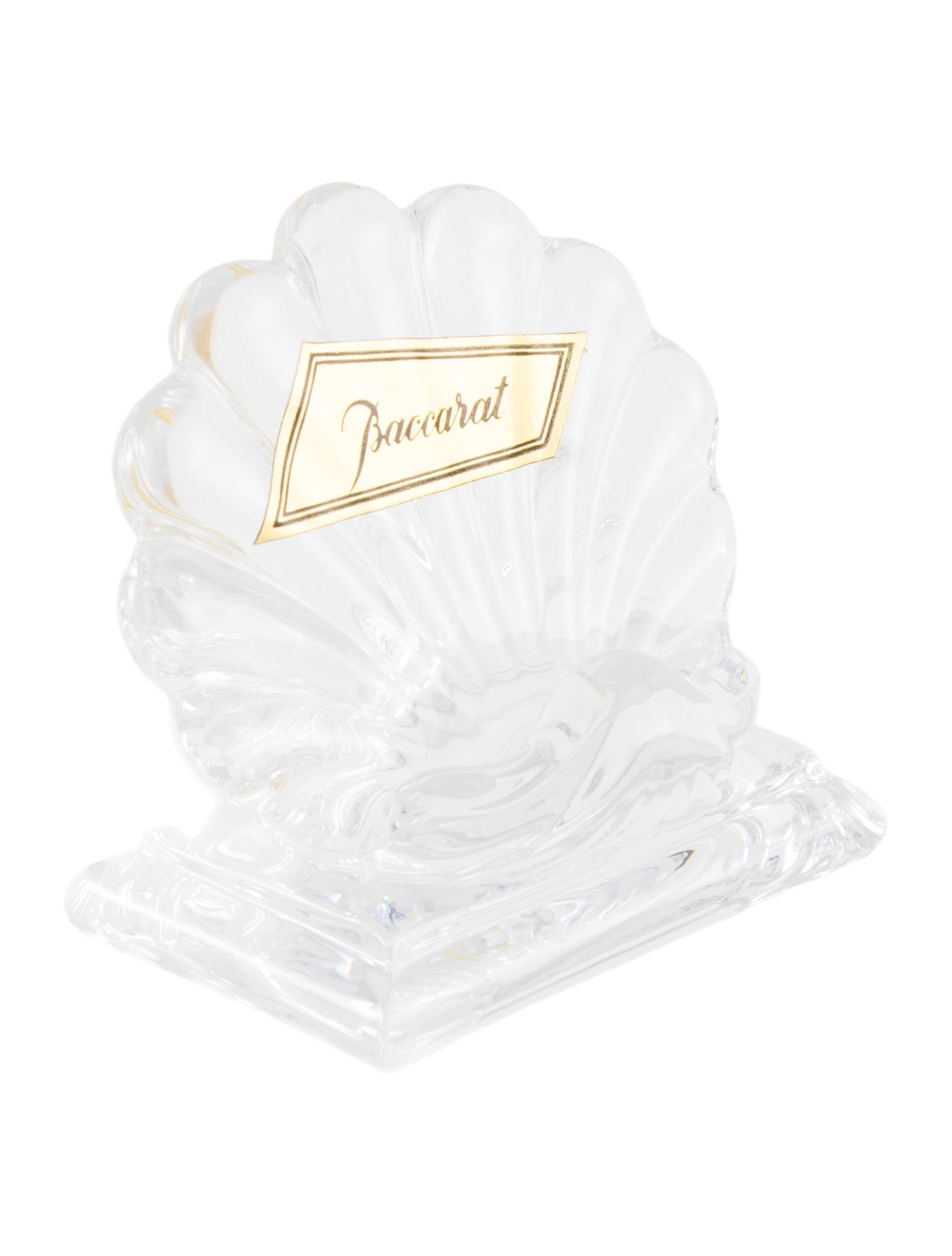 Baccarat Crystal Bambous Card Holder