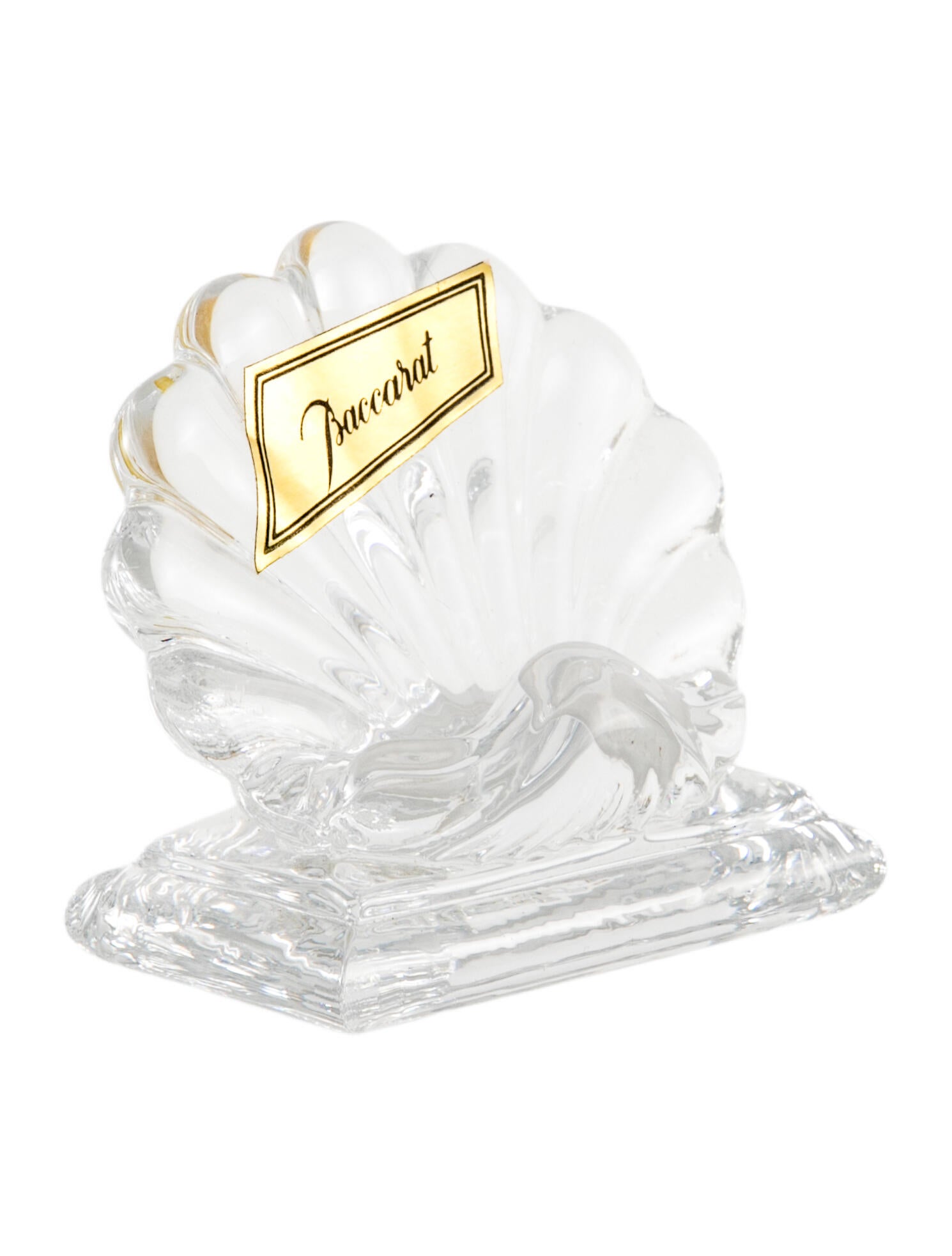 Baccarat Crystal Bambous Card Holder